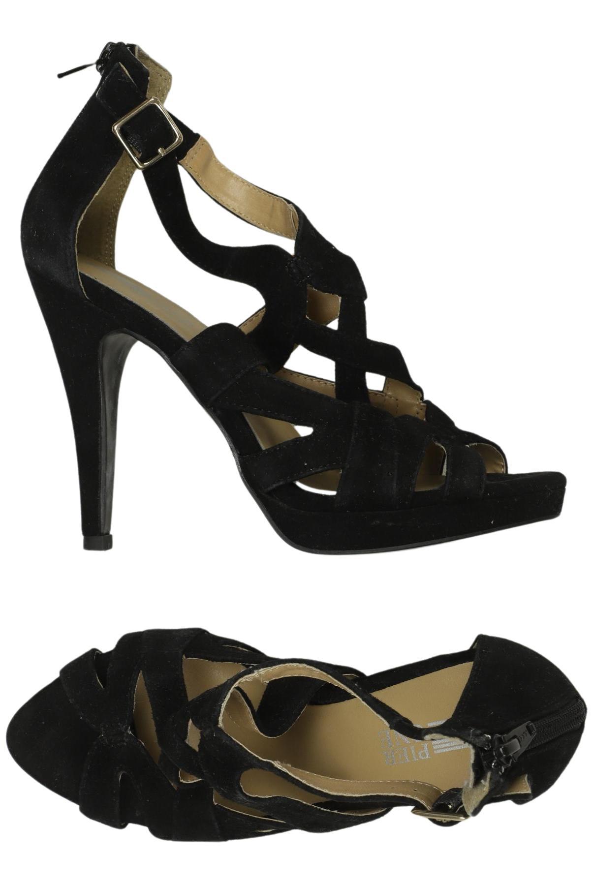 

pier one Damen Sandale, schwarz, Gr. 36