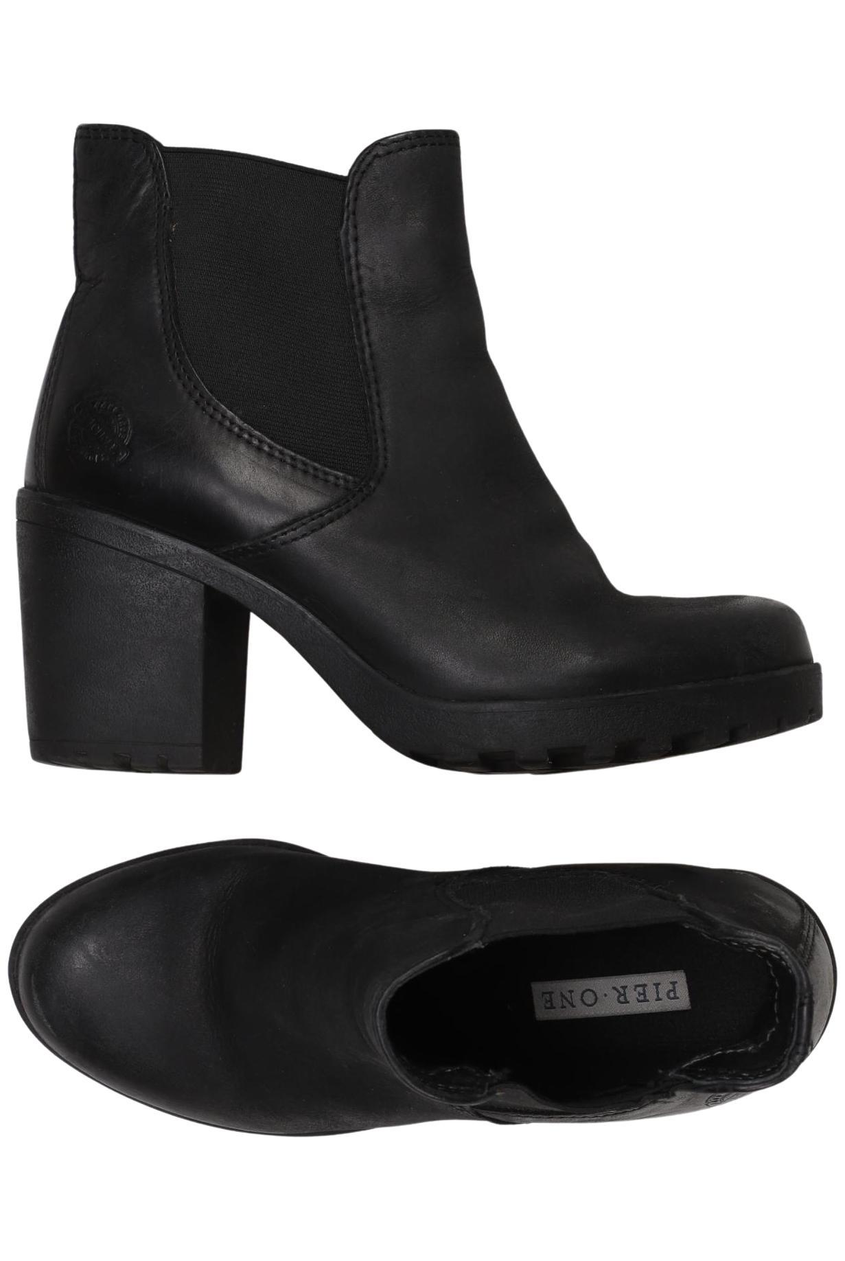 

pier one Damen Stiefelette, schwarz, Gr. 36