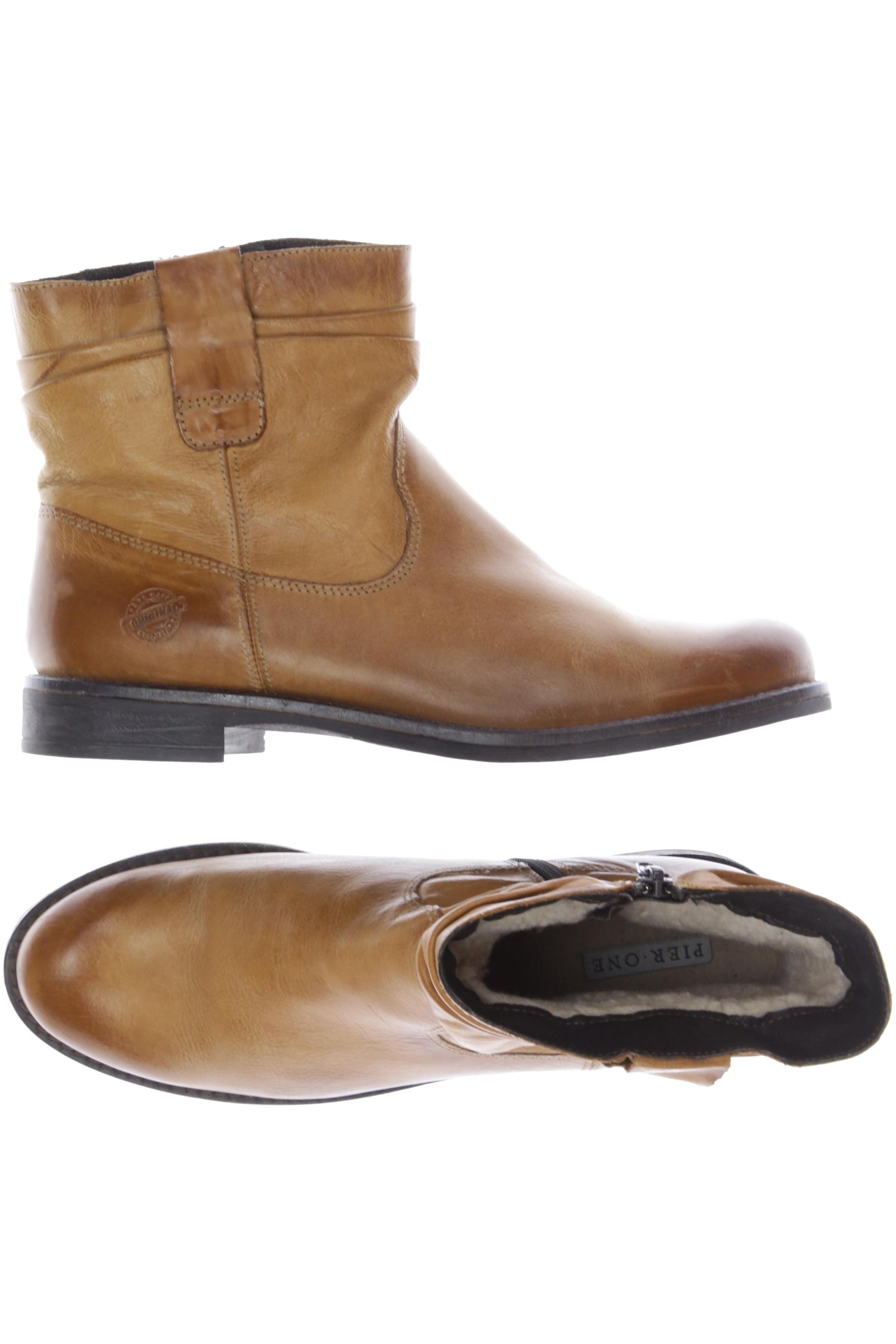 

pier one Damen Stiefelette, braun, Gr. 42