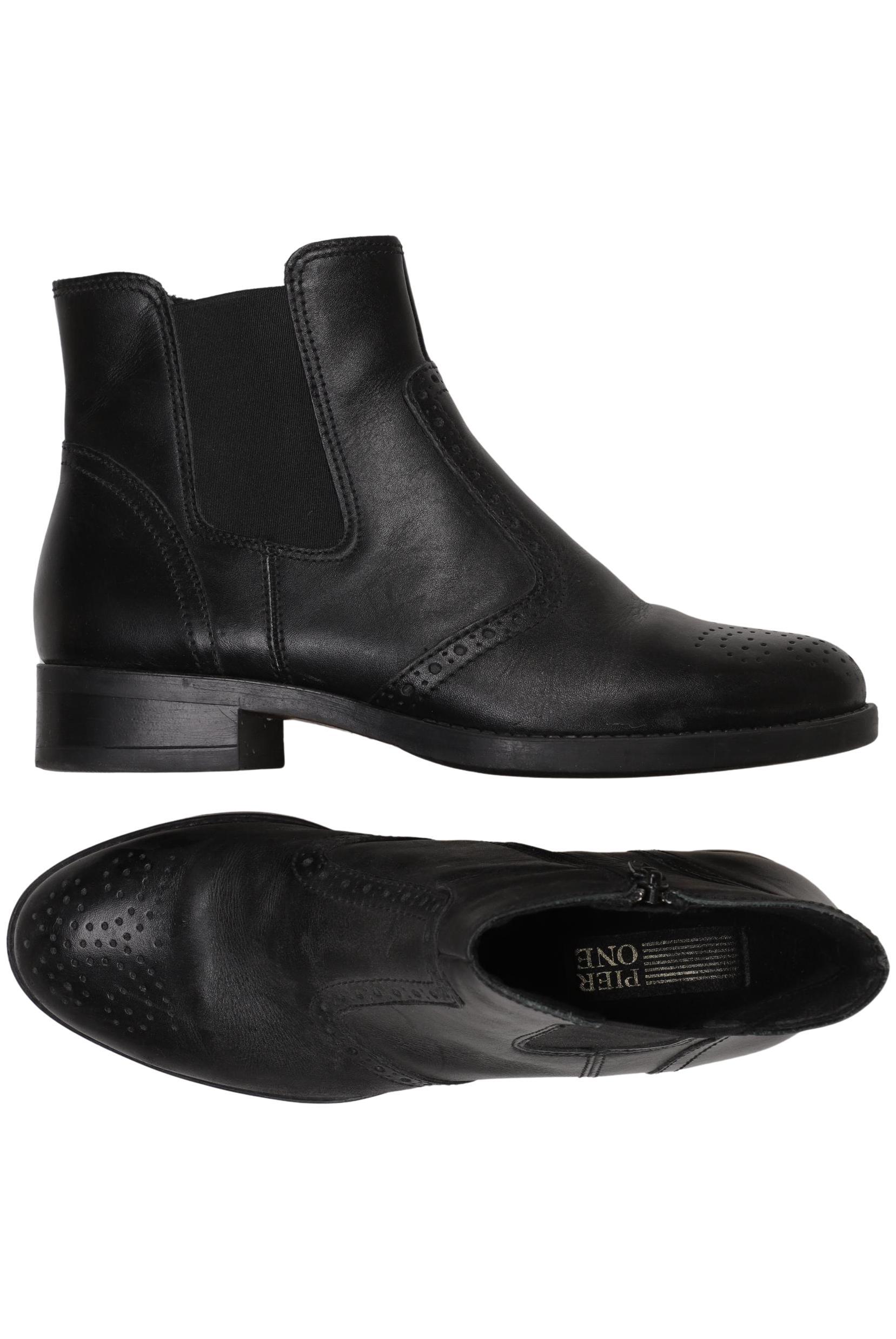 

pier one Damen Stiefelette, schwarz, Gr. 38