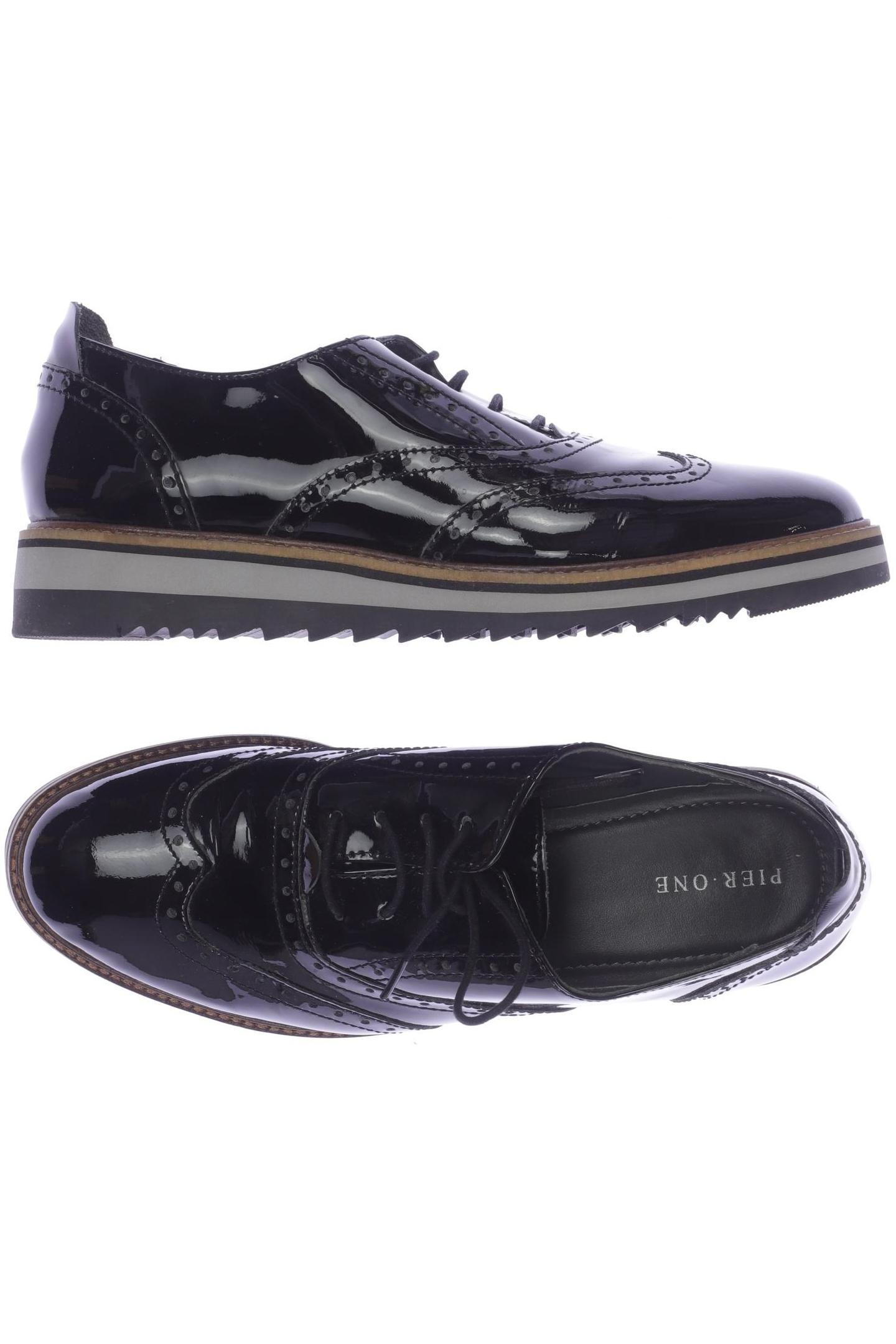 

pier one Damen Halbschuh, schwarz, Gr. 39