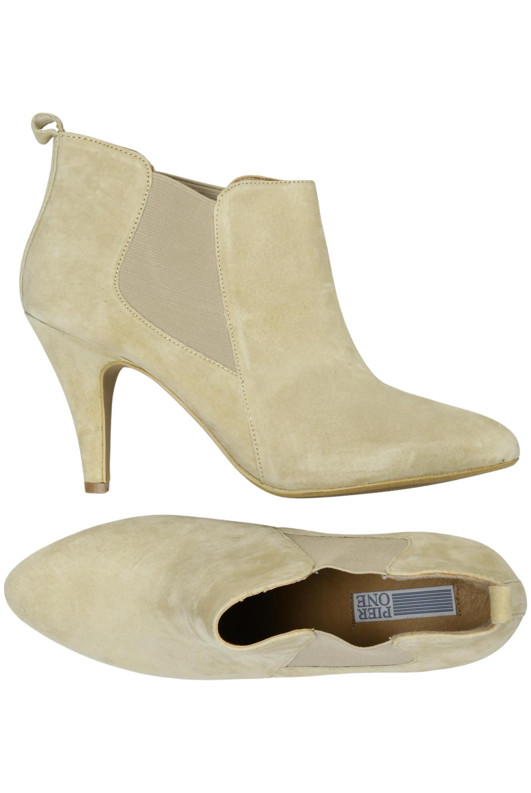 

pier one Damen Stiefelette, beige, Gr. 40