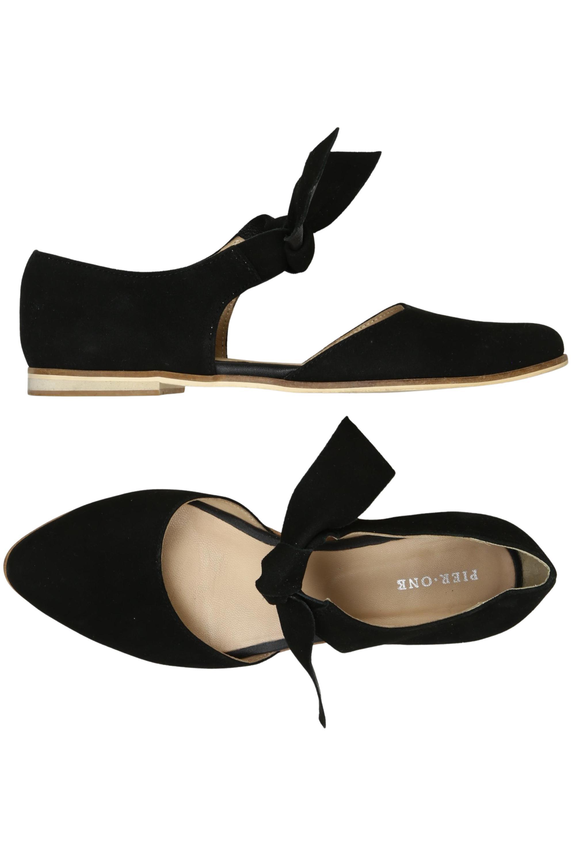 

pier one Damen Ballerinas, schwarz, Gr. 39