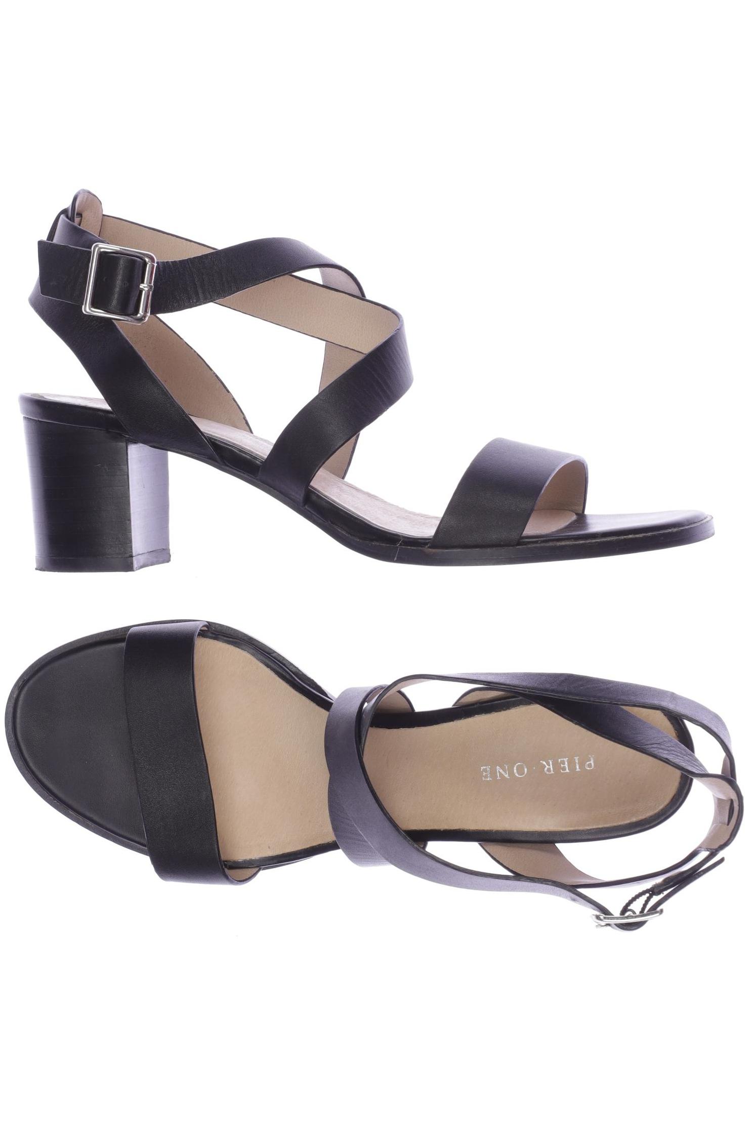 

pier one Damen Sandale, schwarz