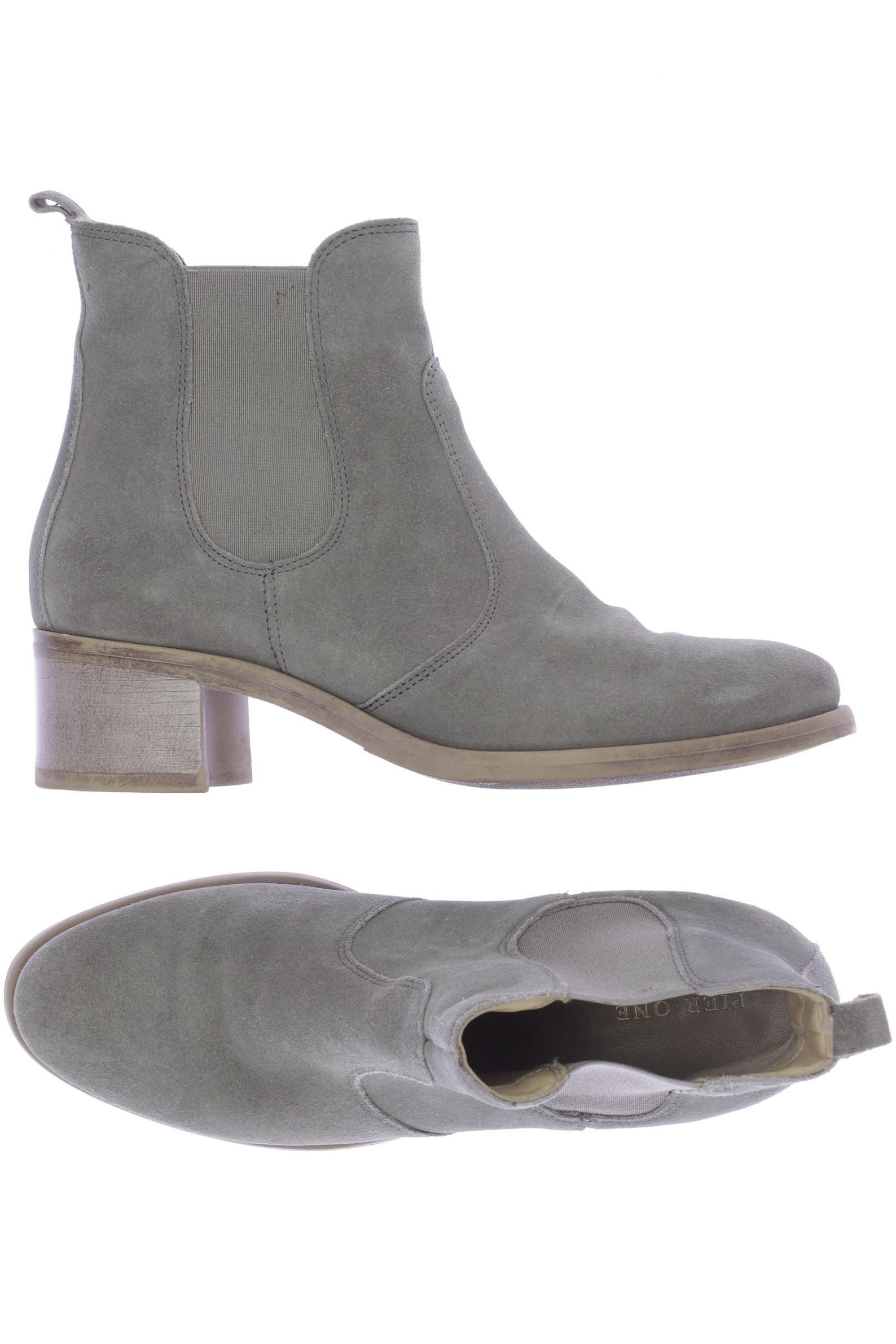 

pier one Damen Stiefelette, grün, Gr. 37