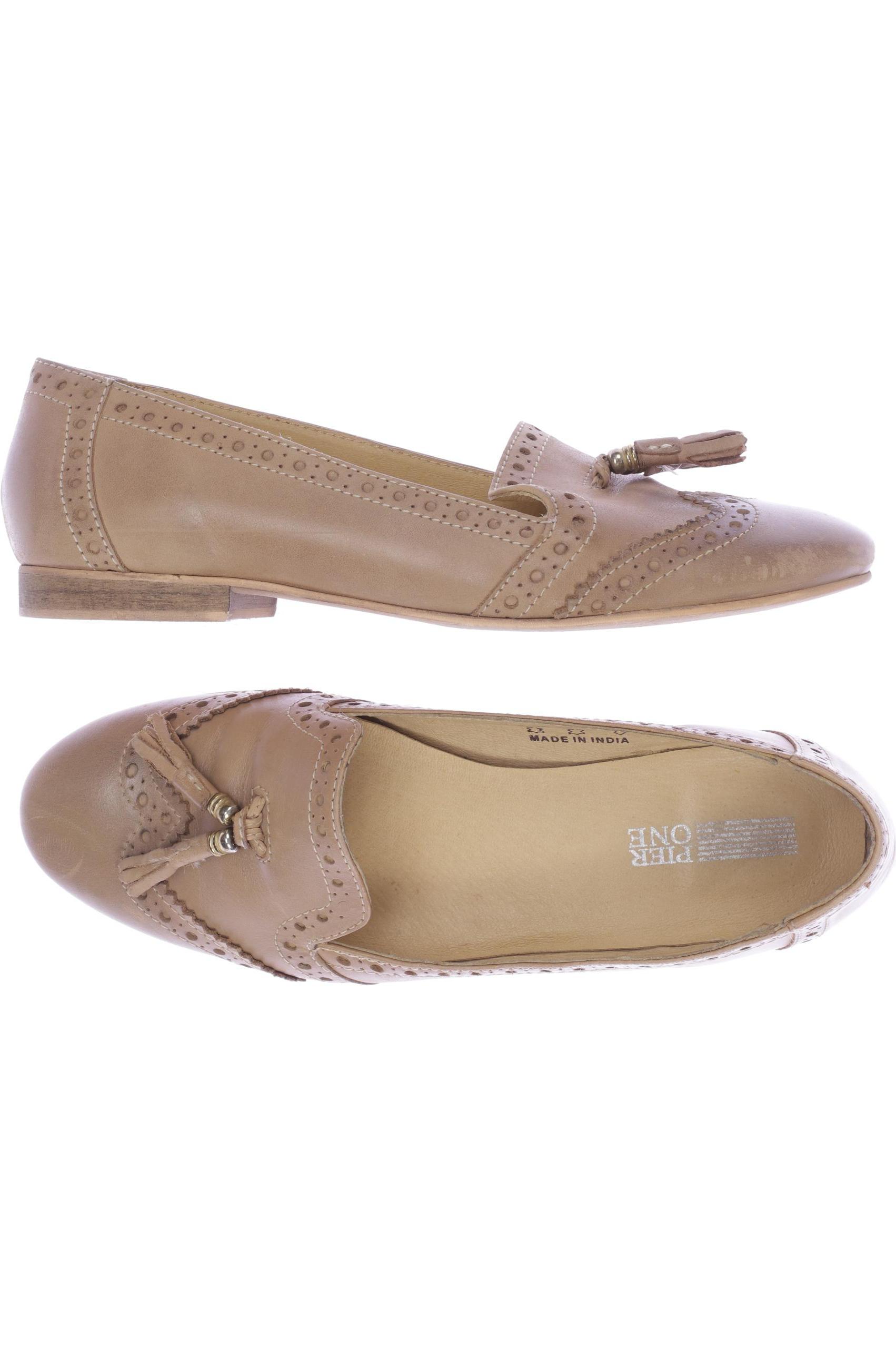 

pier one Damen Halbschuh, beige, Gr. 38