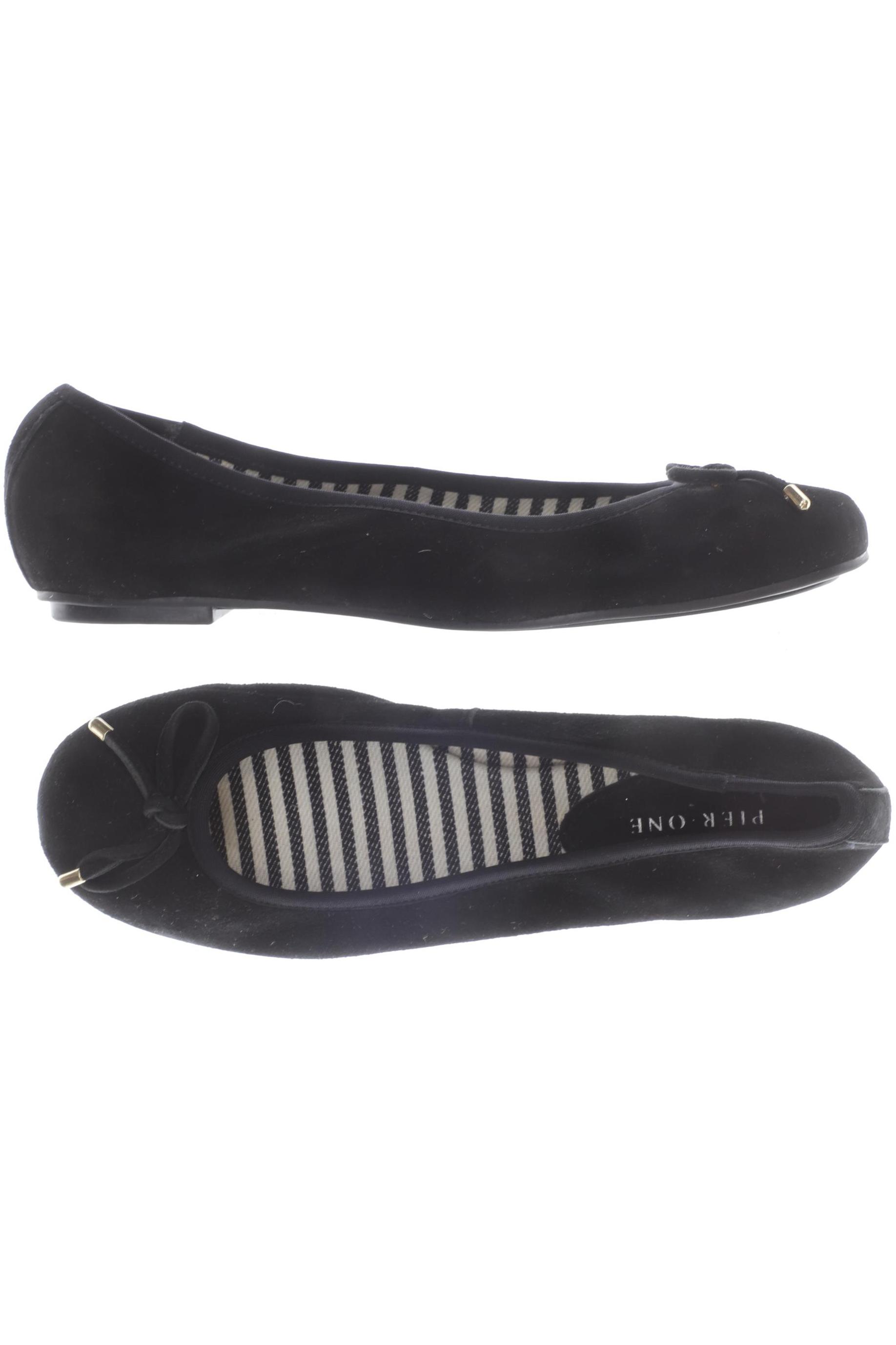 

pier one Damen Ballerinas, schwarz, Gr. 37