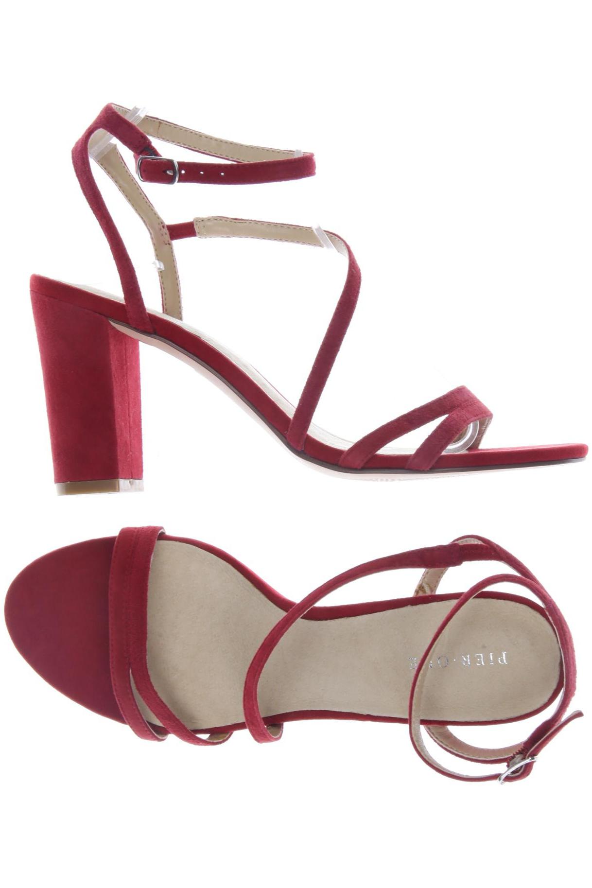 

pier one Damen Sandale, rot, Gr. 38