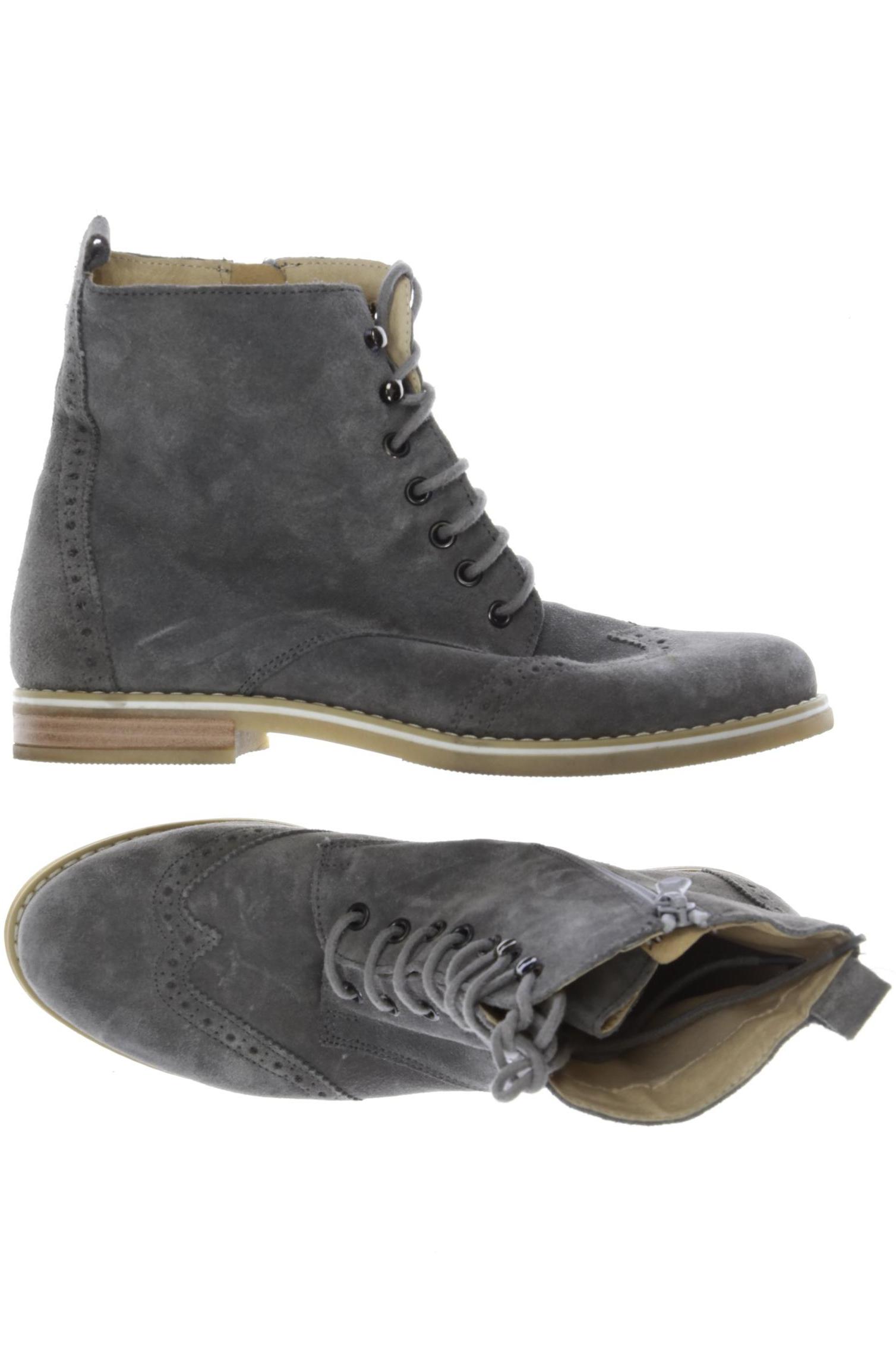 

pier one Damen Stiefelette, grau, Gr. 40