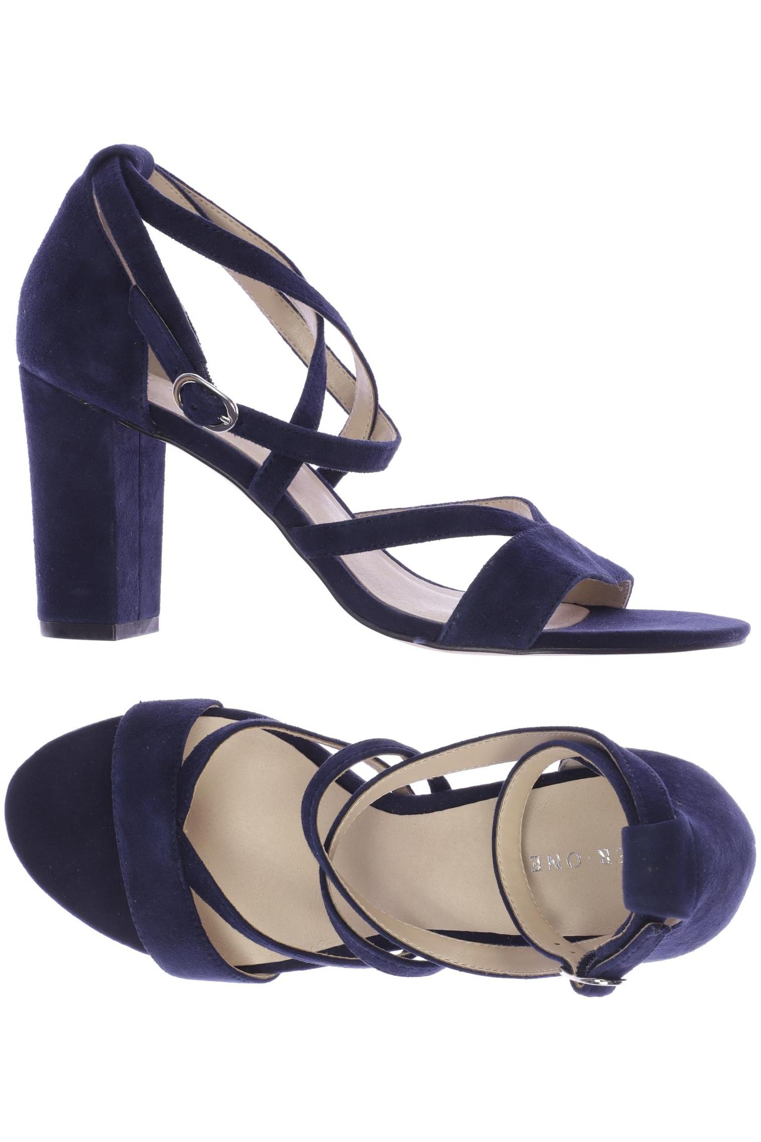 

pier one Damen Sandale, marineblau, Gr. 38