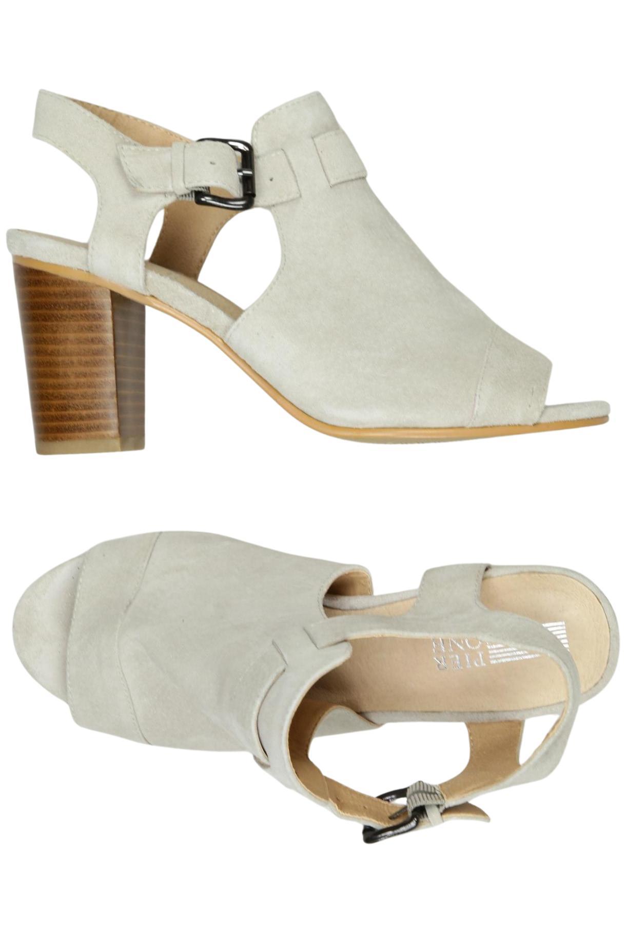 

pier one Damen Sandale, grau, Gr. 37