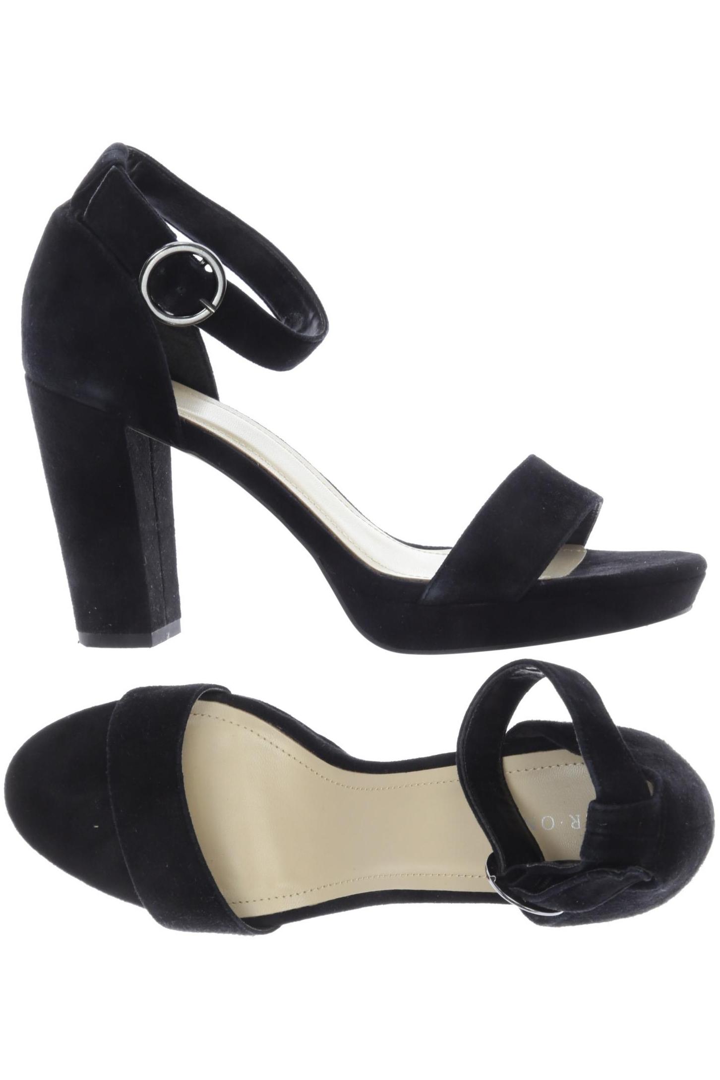 

pier one Damen Sandale, schwarz, Gr. 39