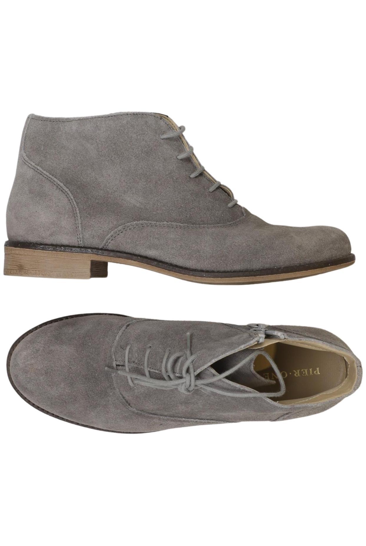 

pier one Damen Stiefelette, grau, Gr. 36