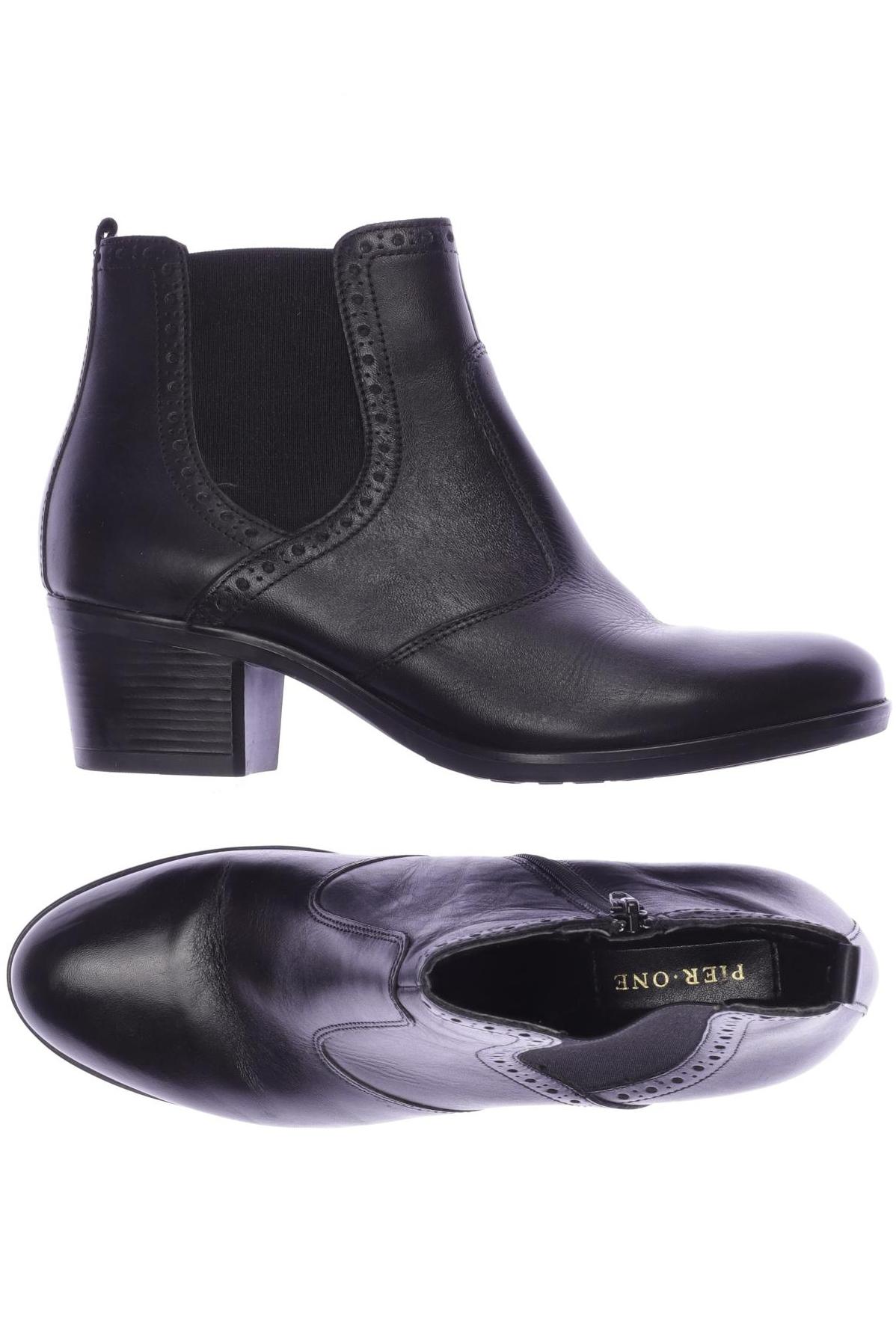

pier one Damen Stiefelette, schwarz, Gr. 40