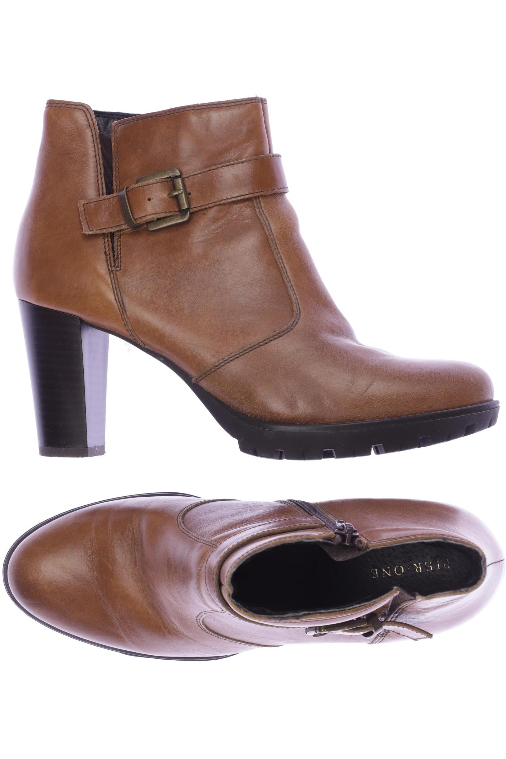 

pier one Damen Stiefelette, braun, Gr. 40