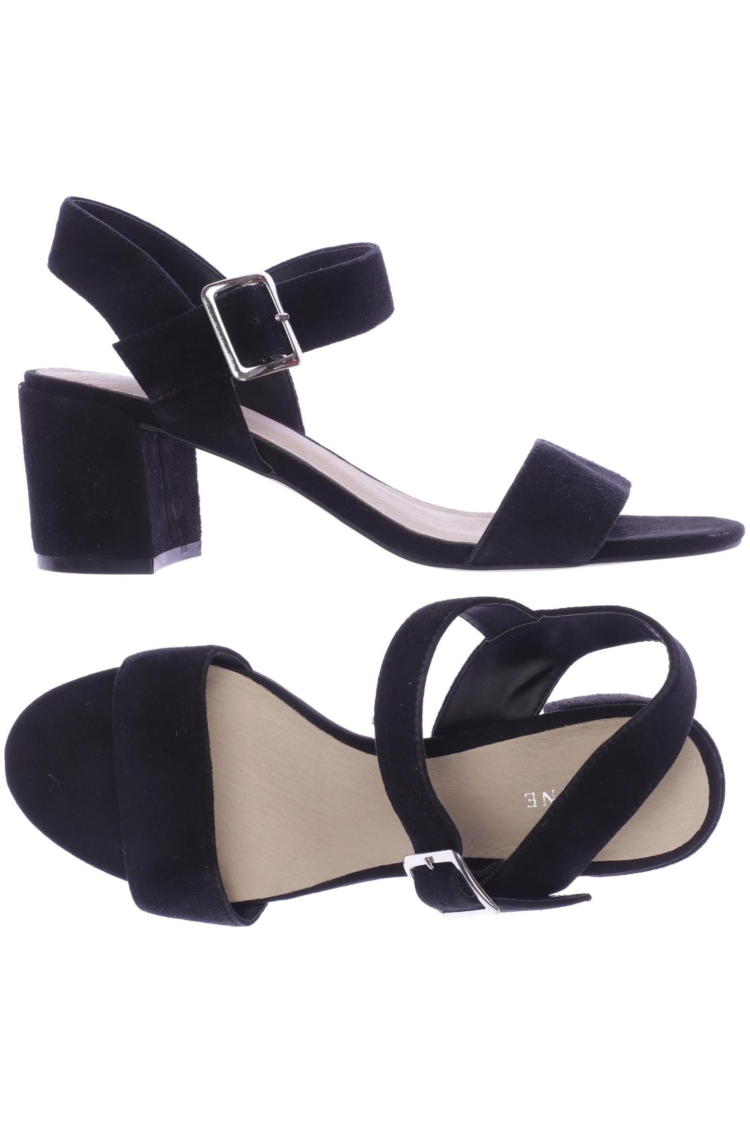 

pier one Damen Sandale, schwarz, Gr. 38
