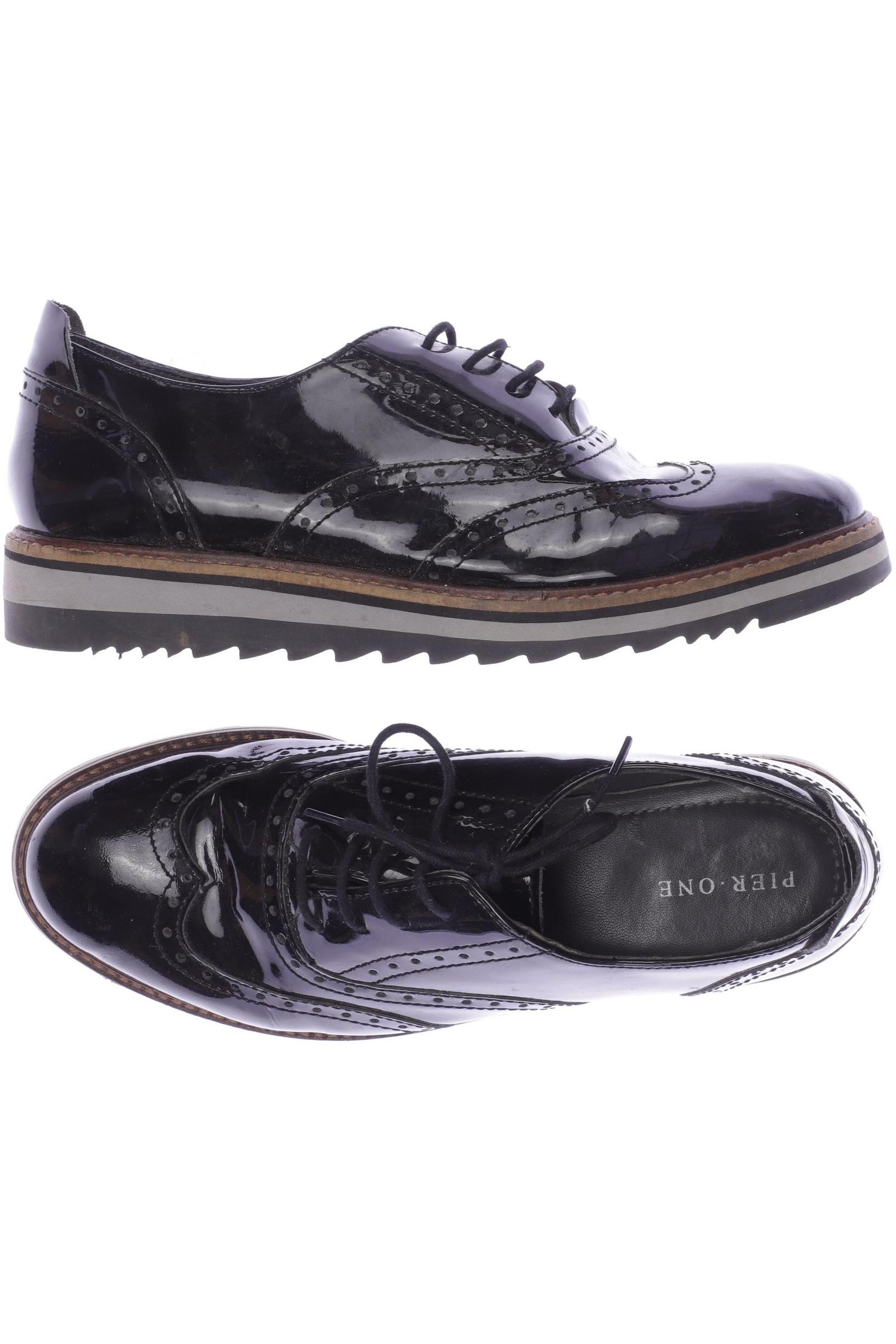 

pier one Damen Halbschuh, schwarz, Gr. 37