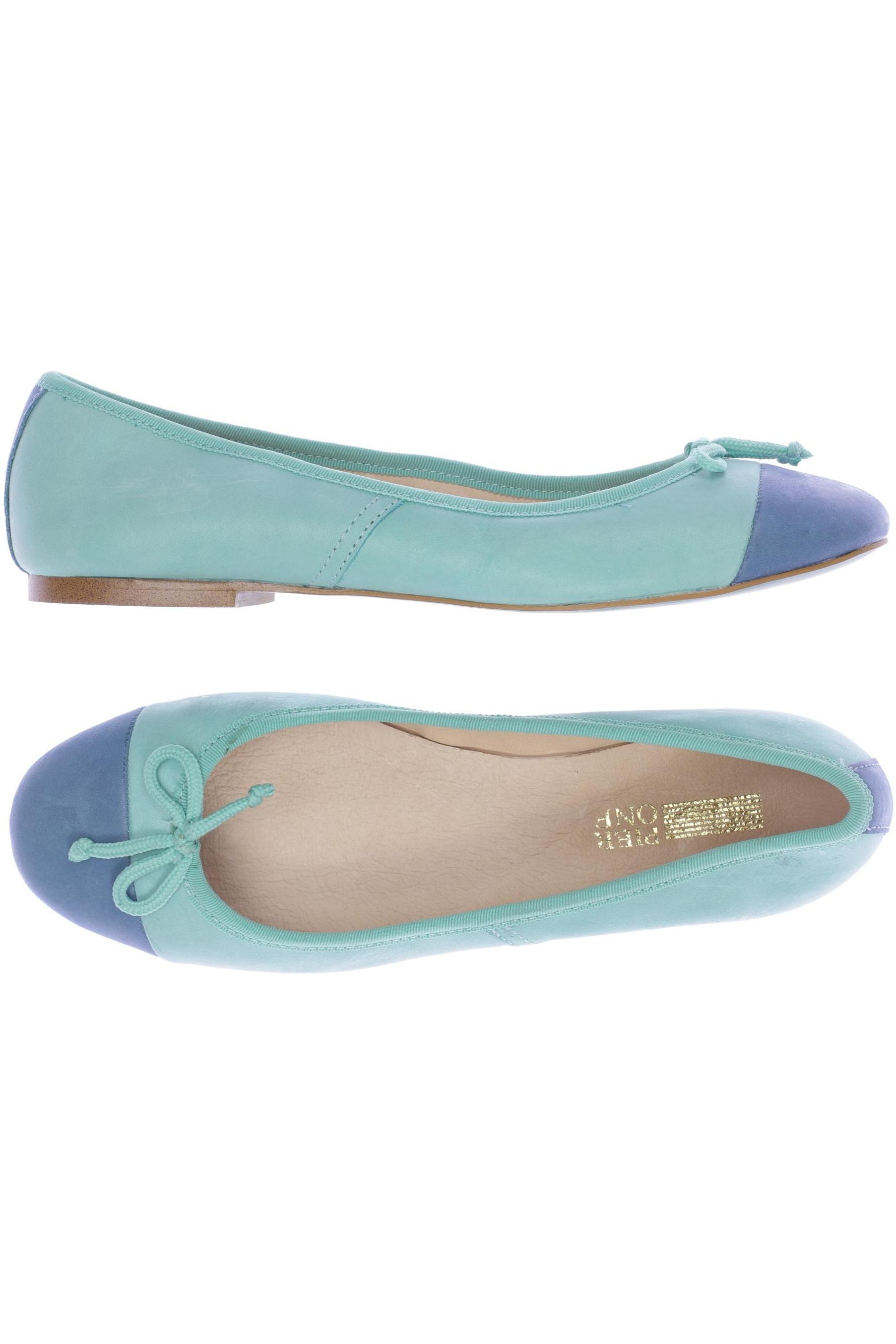 

pier one Damen Ballerinas, türkis, Gr. 38