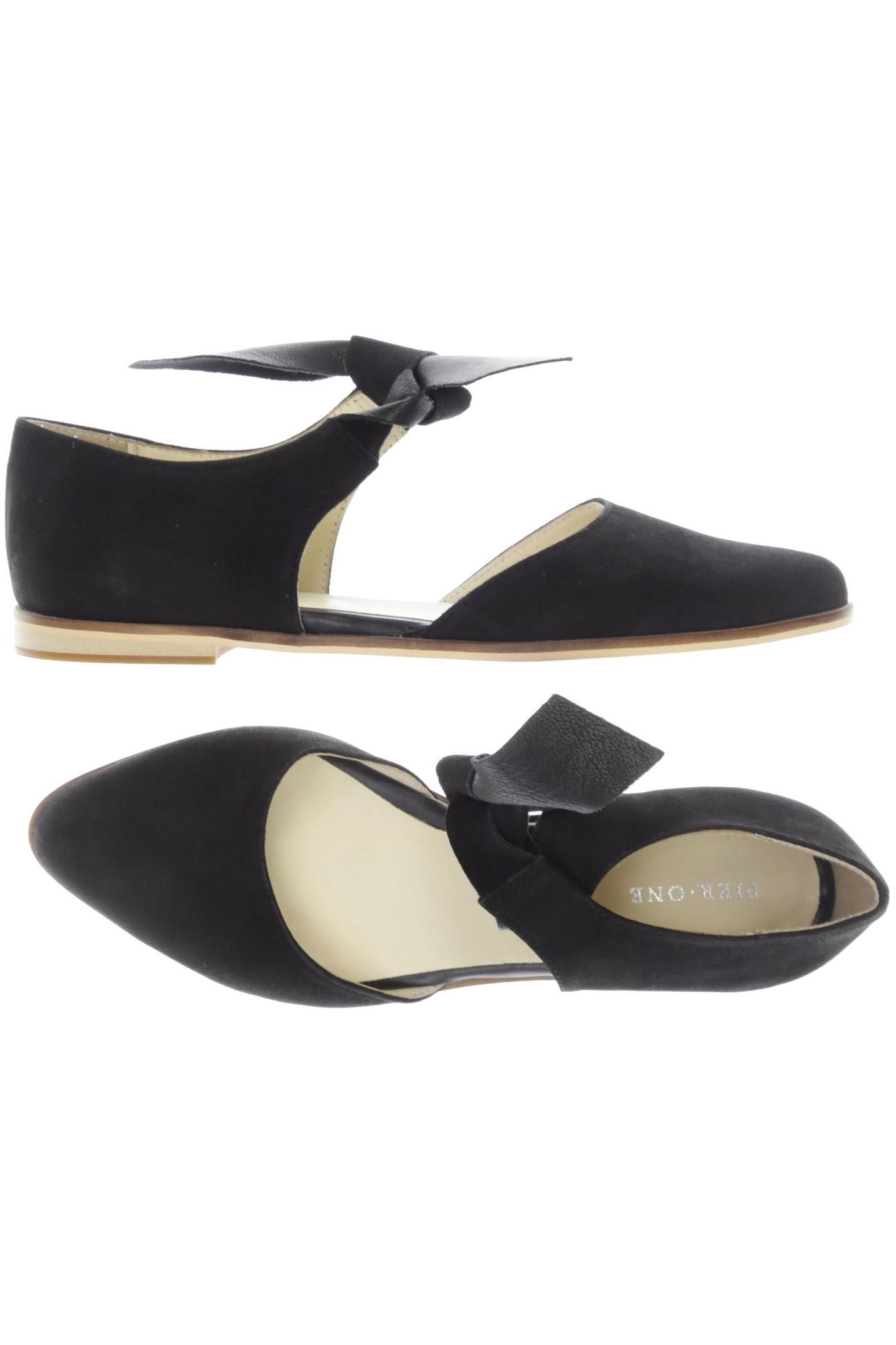 

pier one Damen Ballerinas, schwarz, Gr. 38