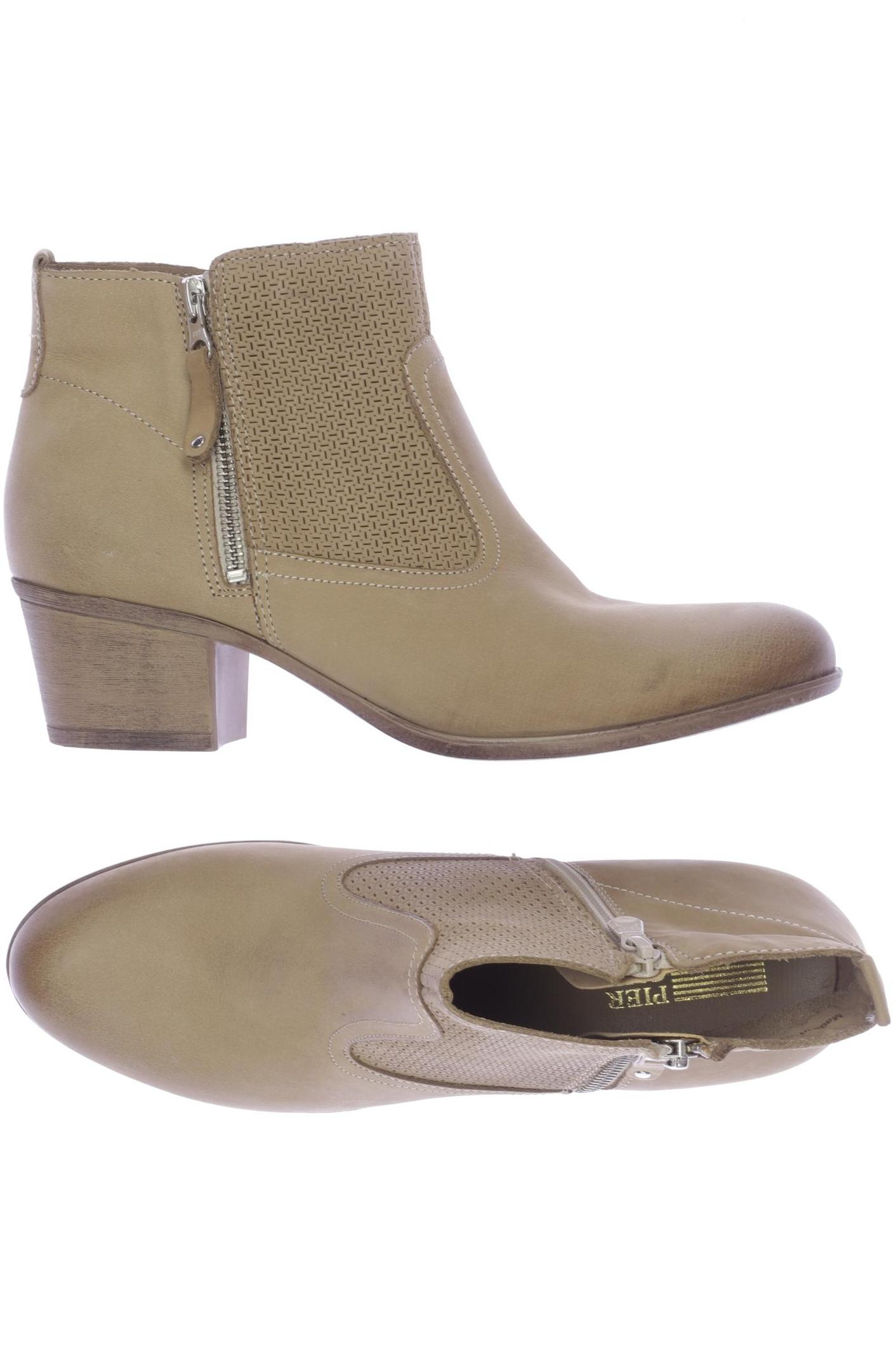 

pier one Damen Stiefelette, beige, Gr. 40