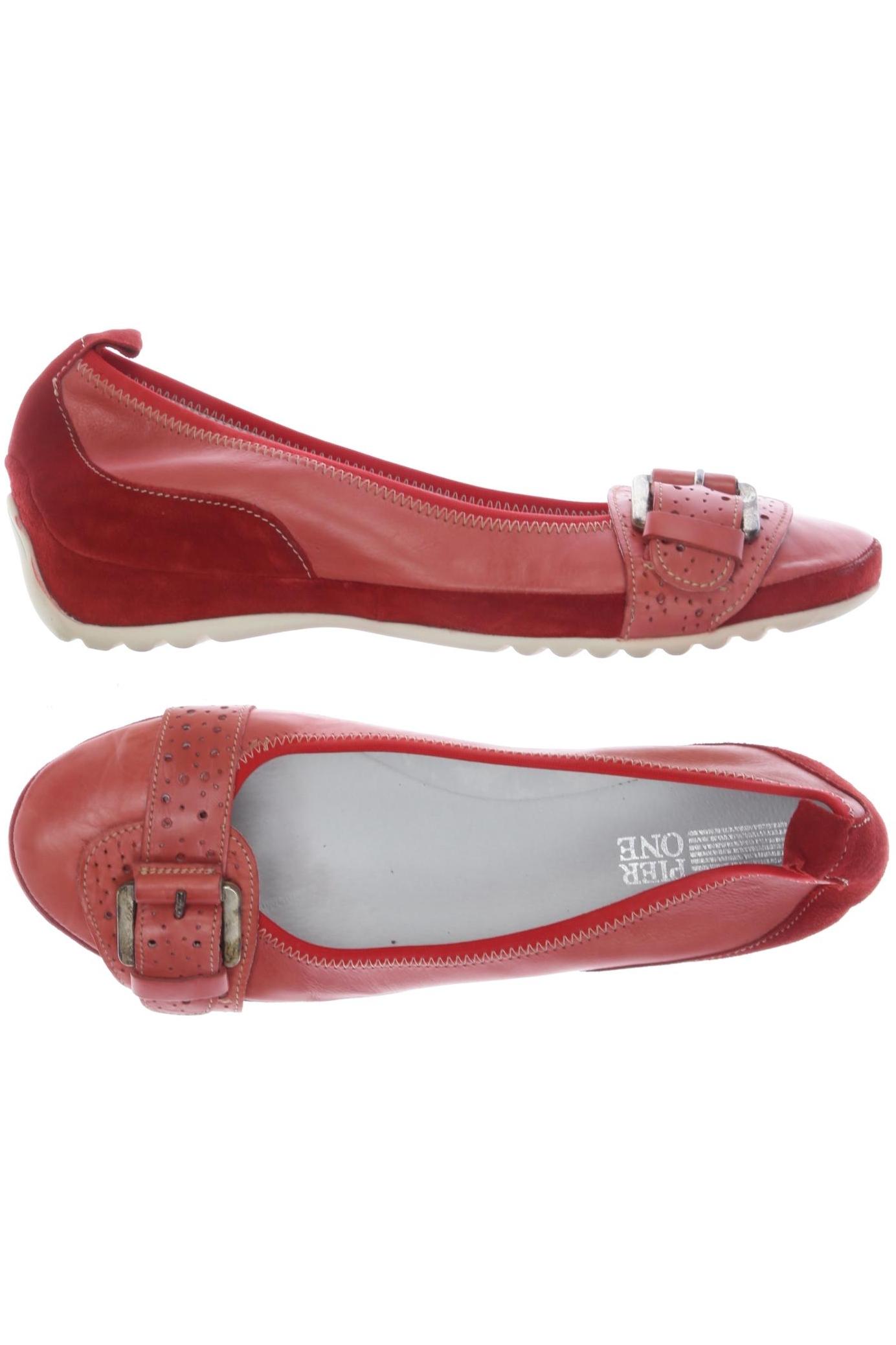 

pier one Damen Ballerinas, rot, Gr. 39