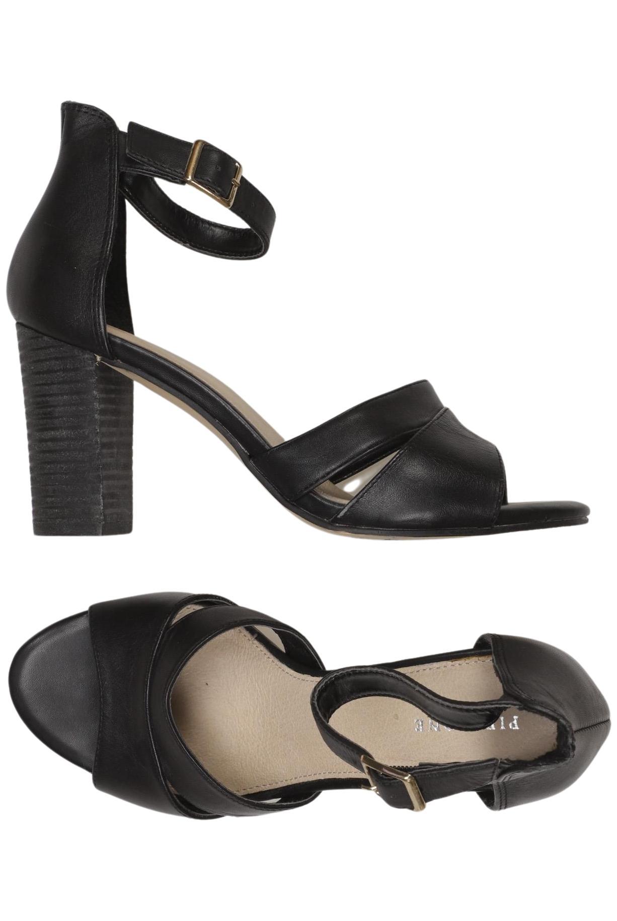 

pier one Damen Sandale, schwarz, Gr. 37