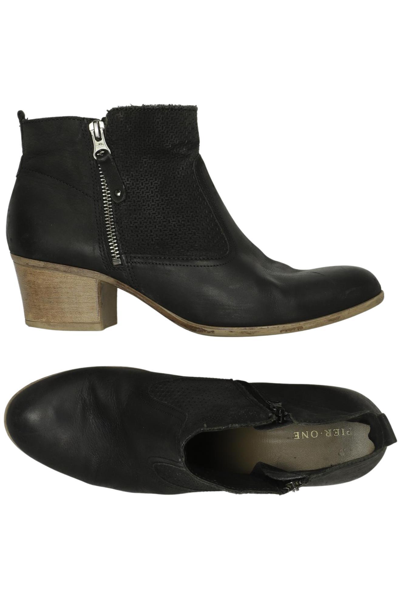 

pier one Damen Stiefelette, schwarz, Gr. 39