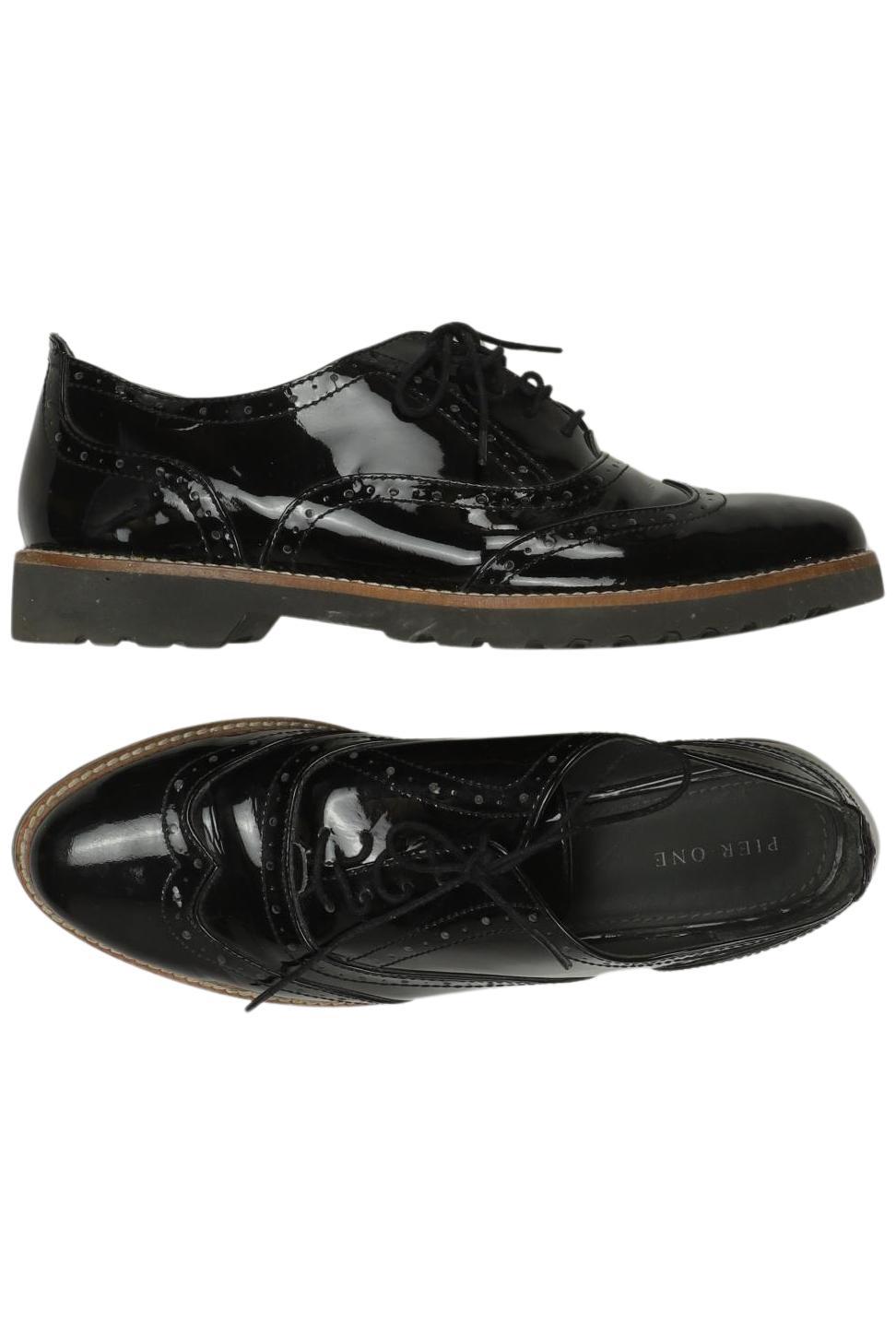 

pier one Damen Halbschuh, schwarz, Gr. 39