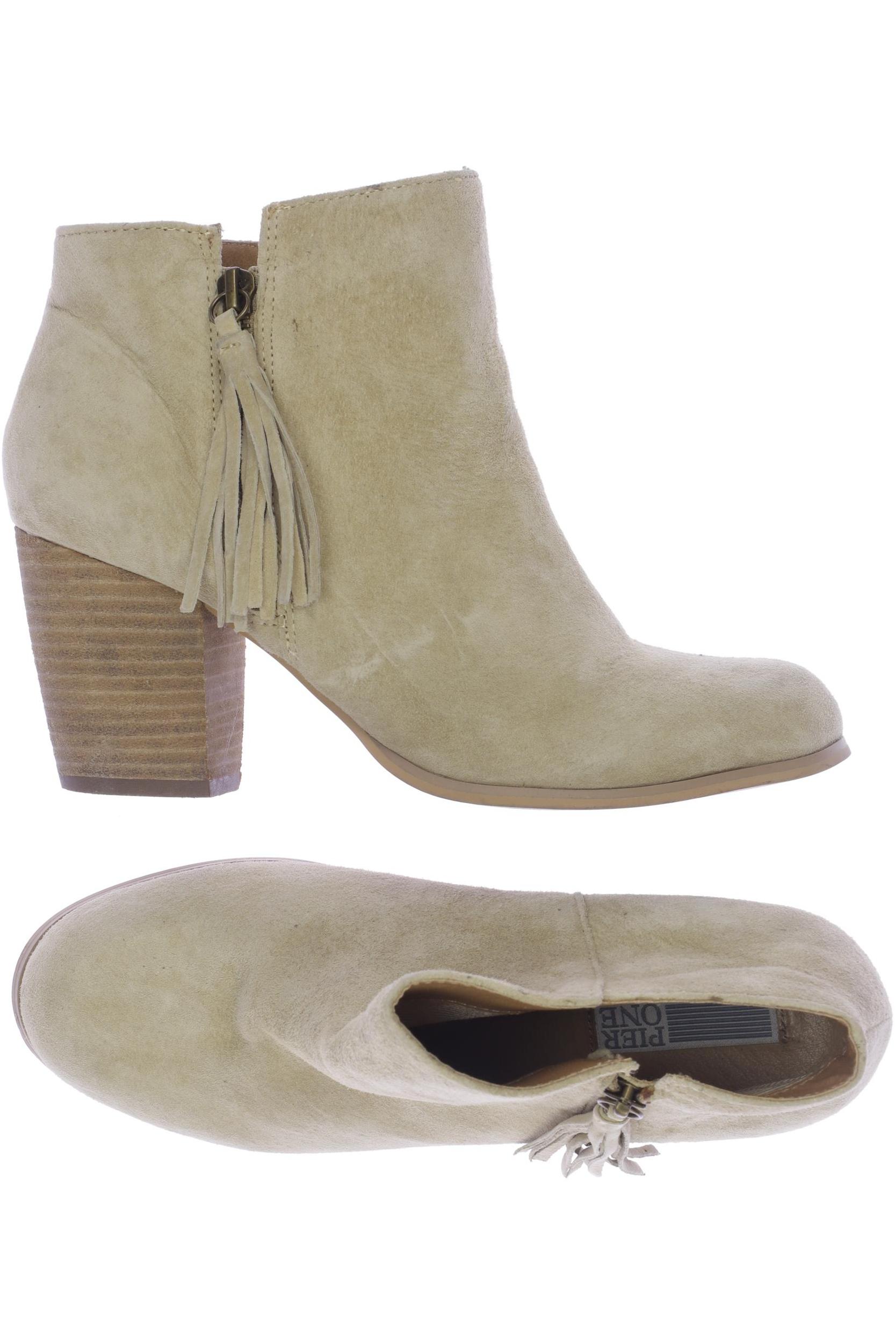 

pier one Damen Stiefelette, beige, Gr. 39