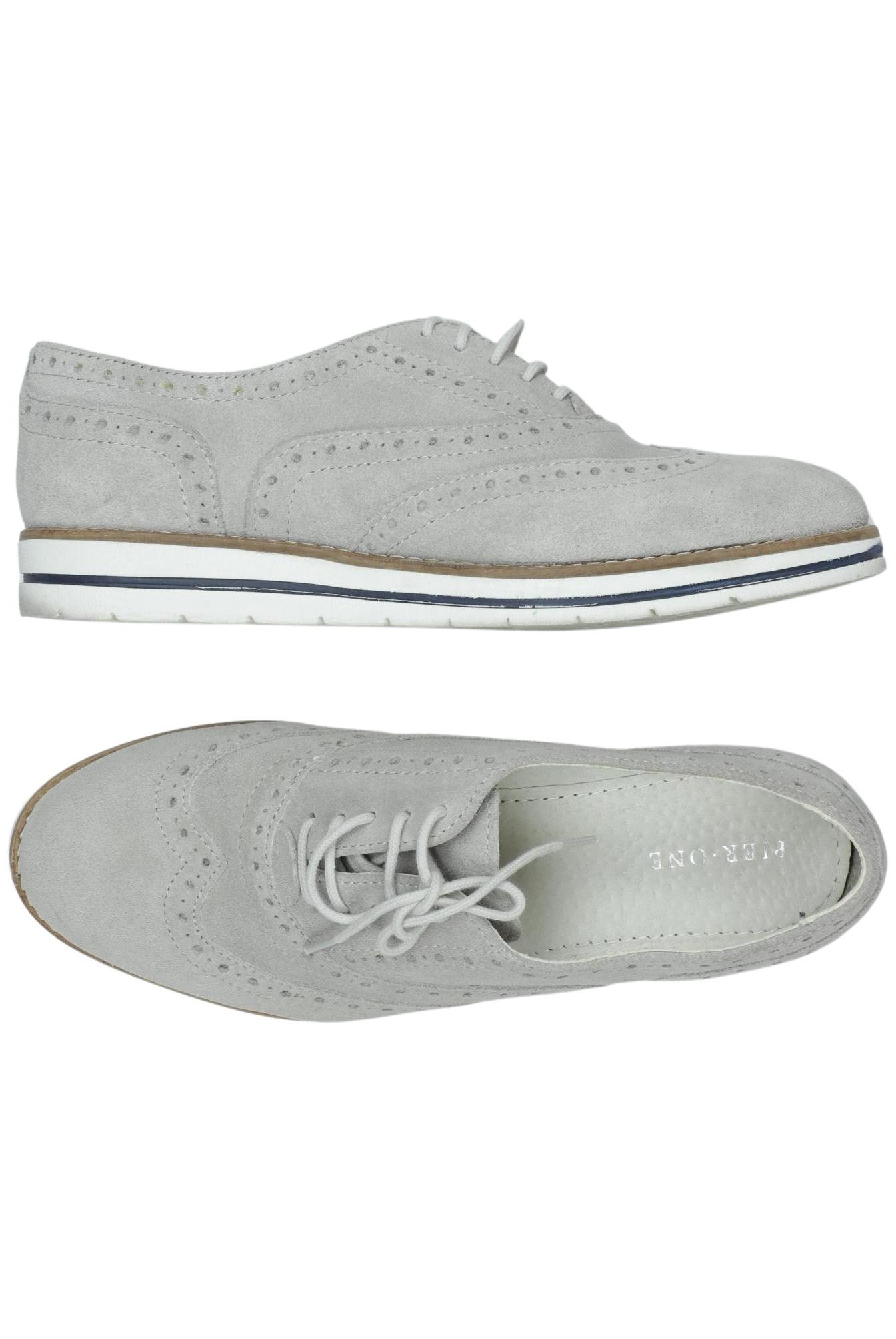 

pier one Damen Halbschuh, grau, Gr. 36