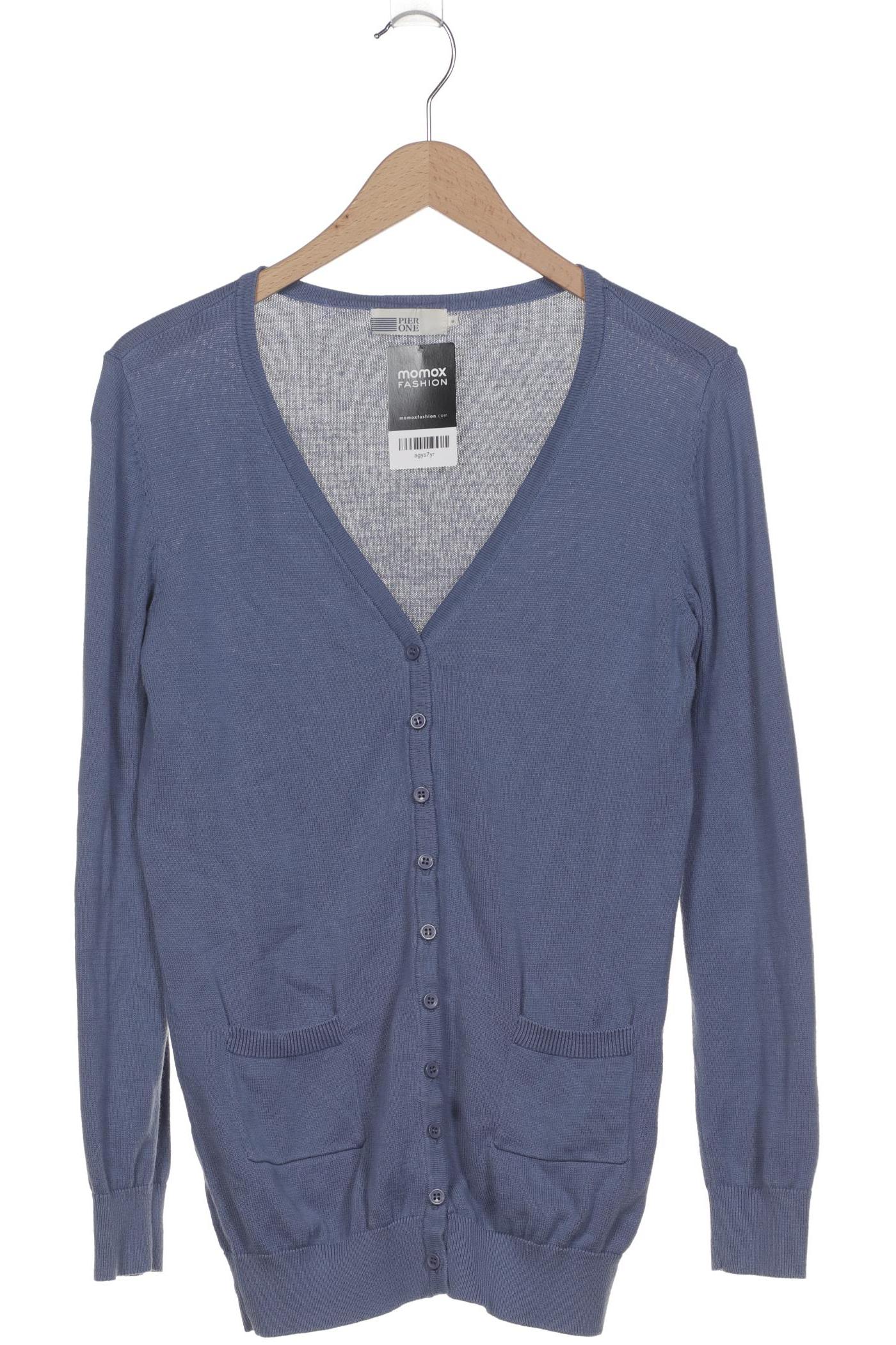 

pier one Damen Strickjacke, blau, Gr. 38