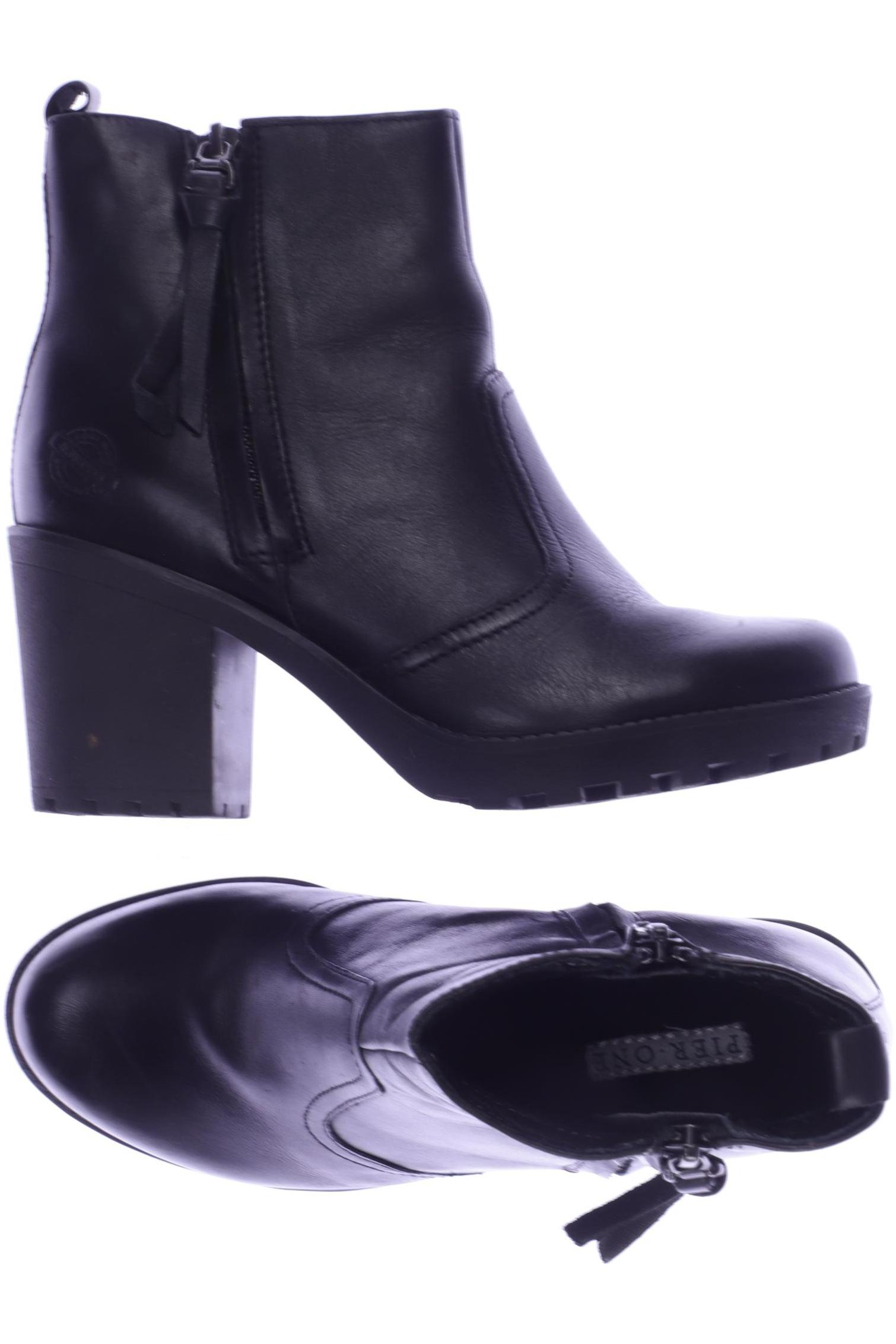 

pier one Damen Stiefelette, schwarz, Gr. 36