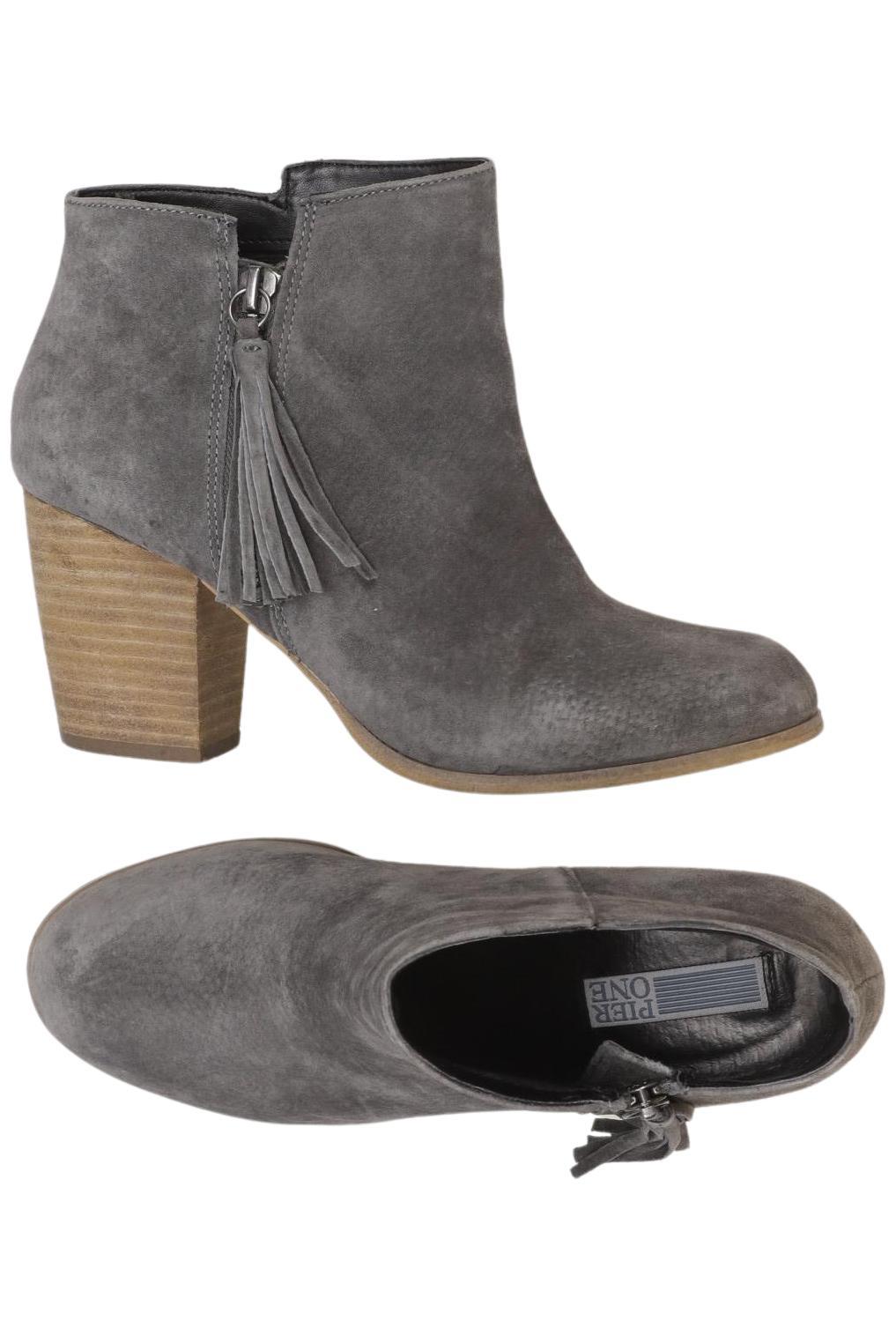 

pier one Damen Stiefelette, grau, Gr. 38