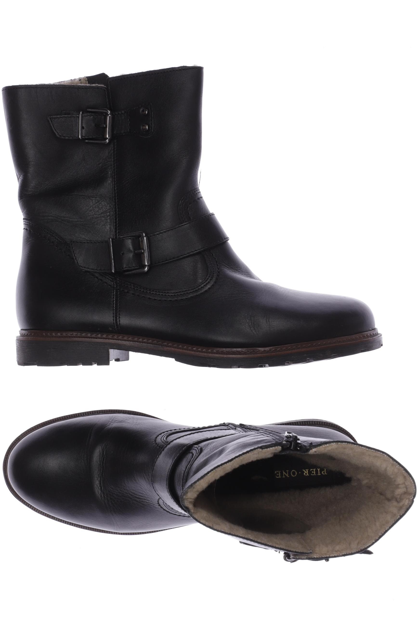 

pier one Damen Stiefelette, schwarz, Gr. 42