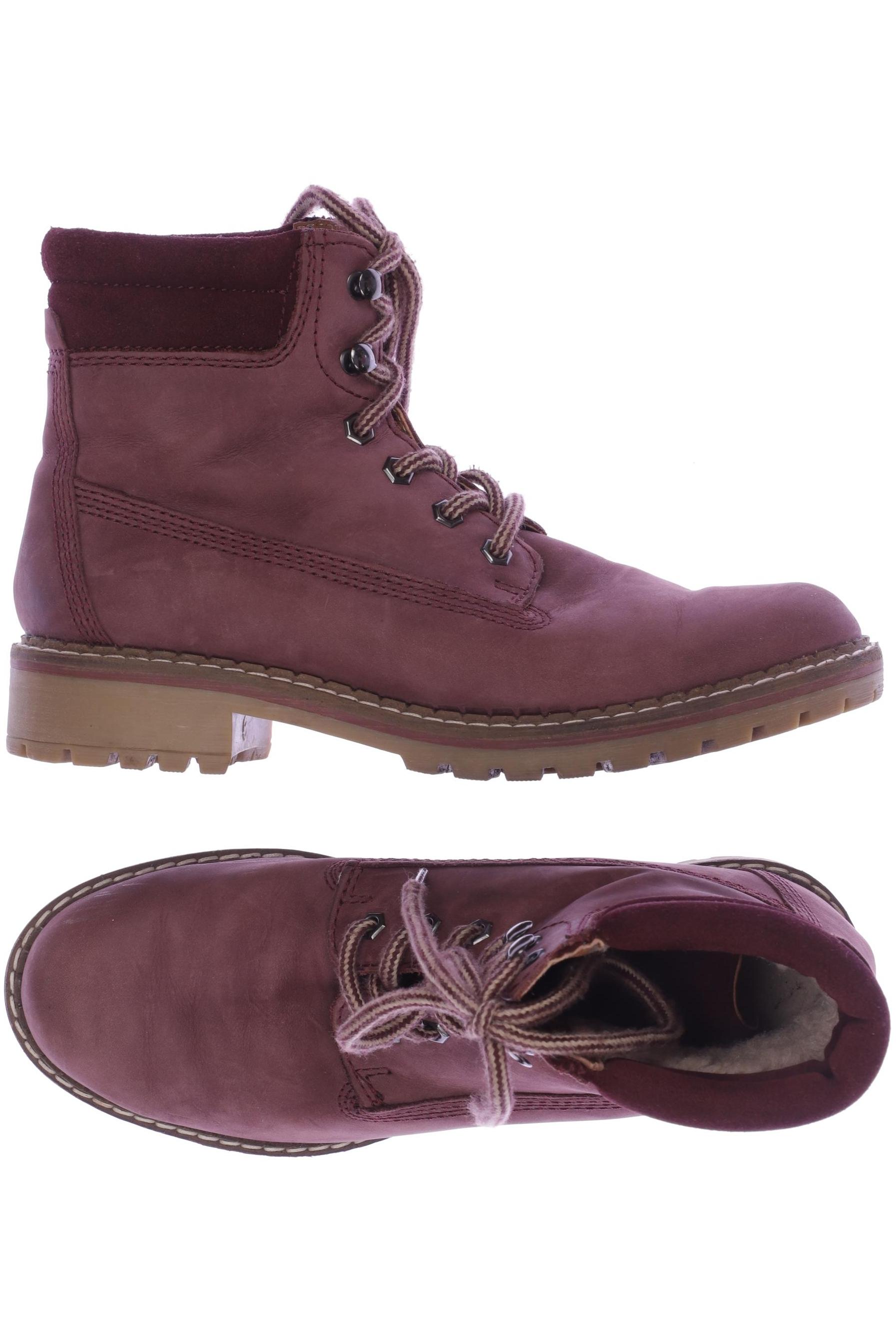 

pier one Damen Stiefelette, bordeaux, Gr. 38