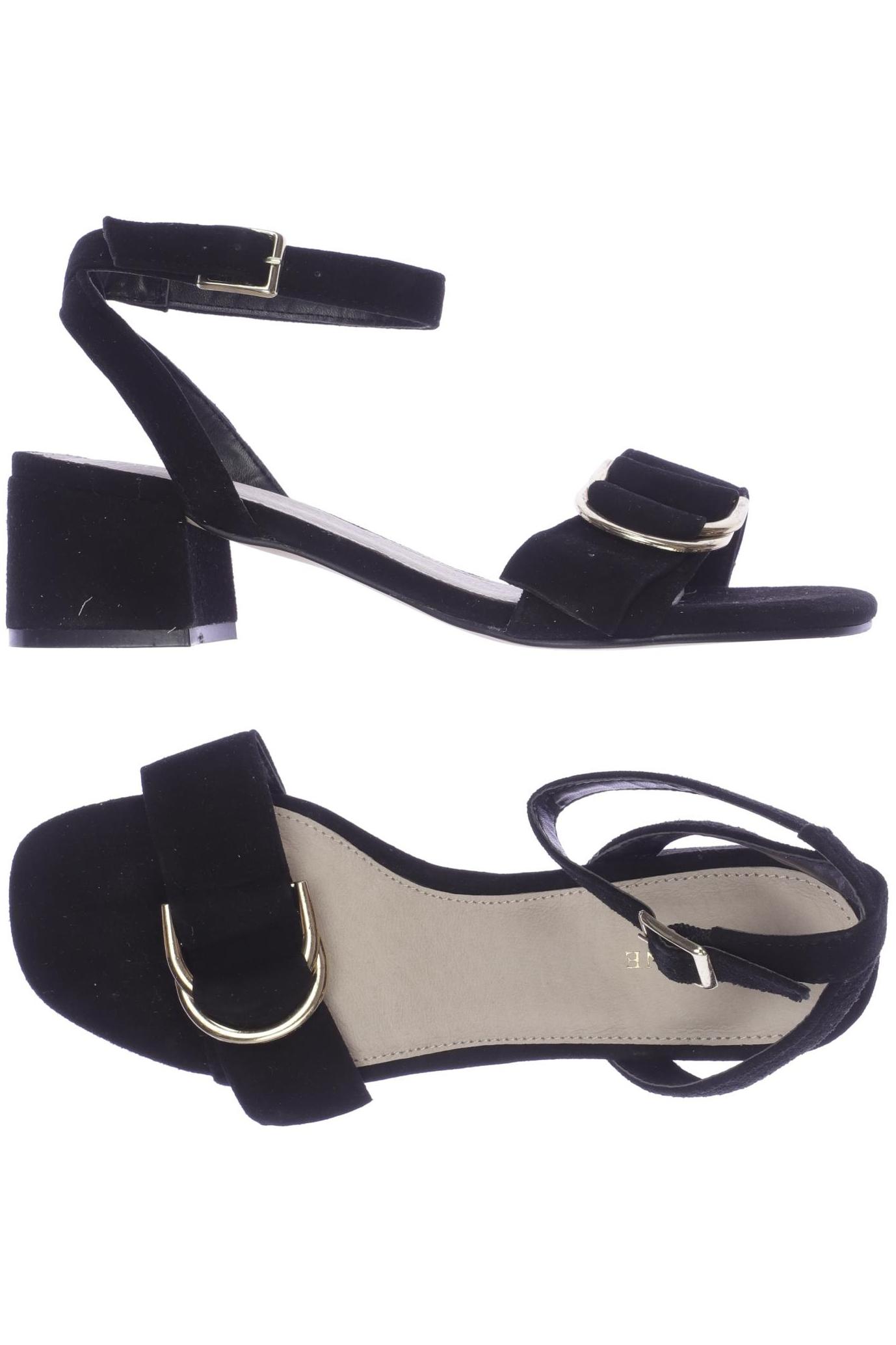 

pier one Damen Sandale, schwarz, Gr. 38