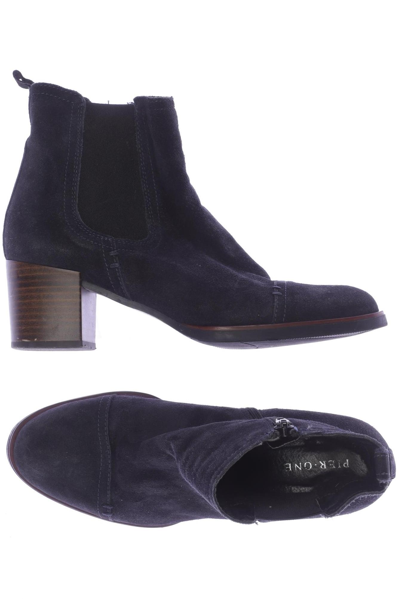 

pier one Damen Stiefelette, marineblau, Gr. 37