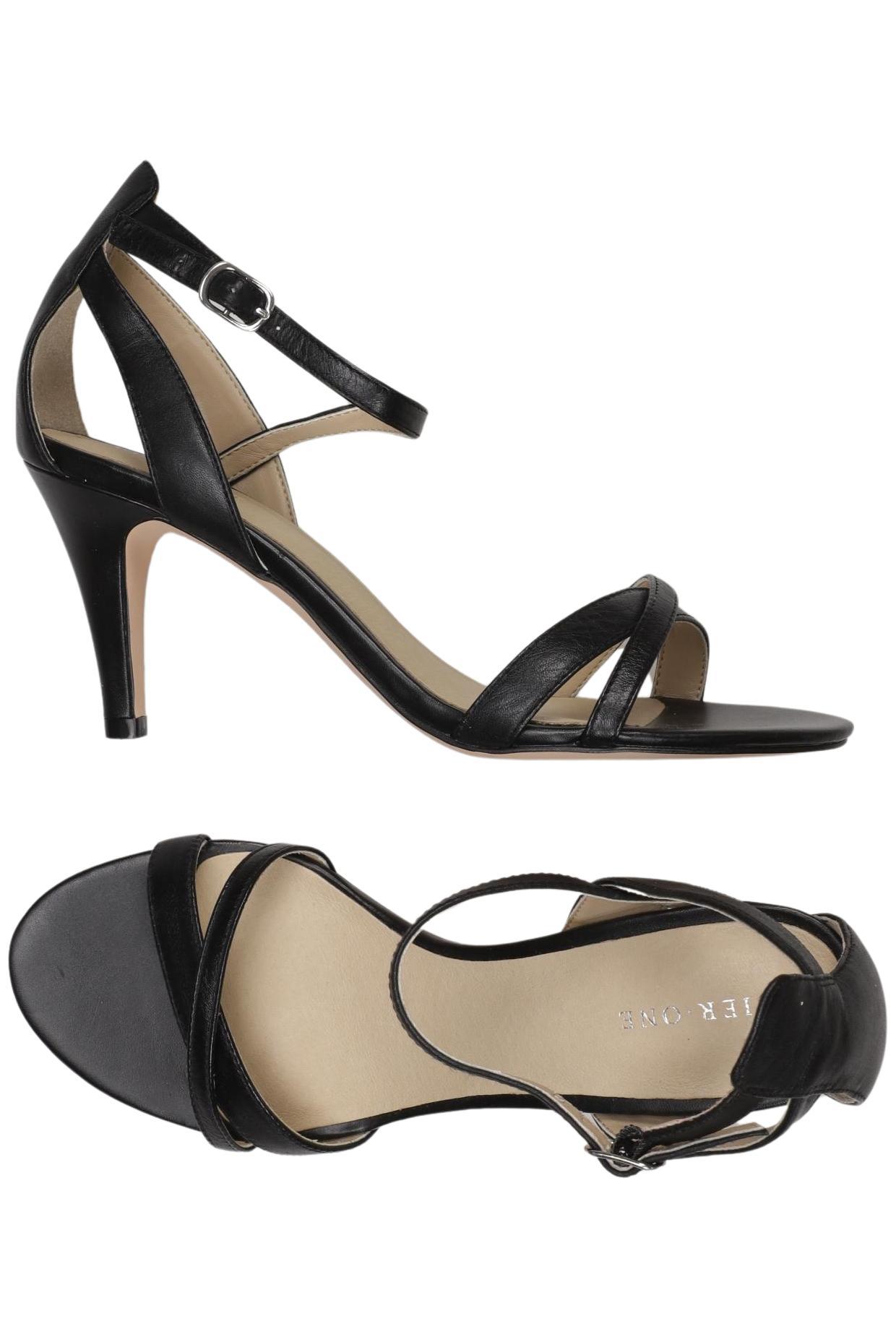 

pier one Damen Sandale, schwarz, Gr. 38