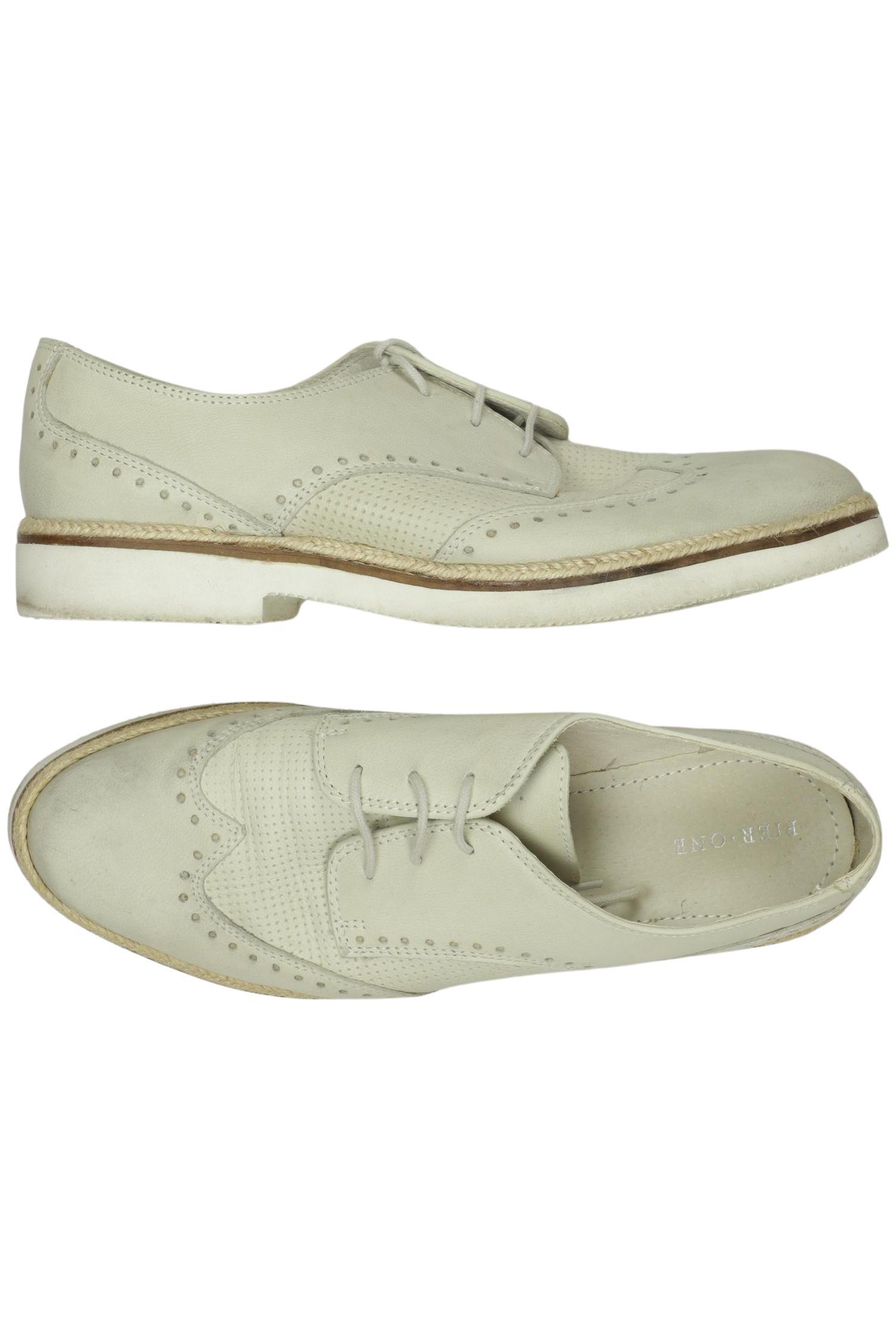 

pier one Damen Halbschuh, cremeweiß, Gr. 40