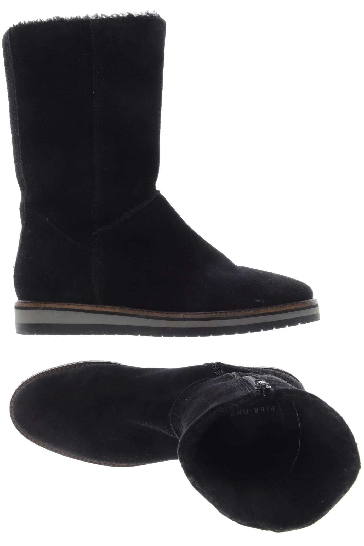 

pier one Damen Stiefel, schwarz, Gr. 38