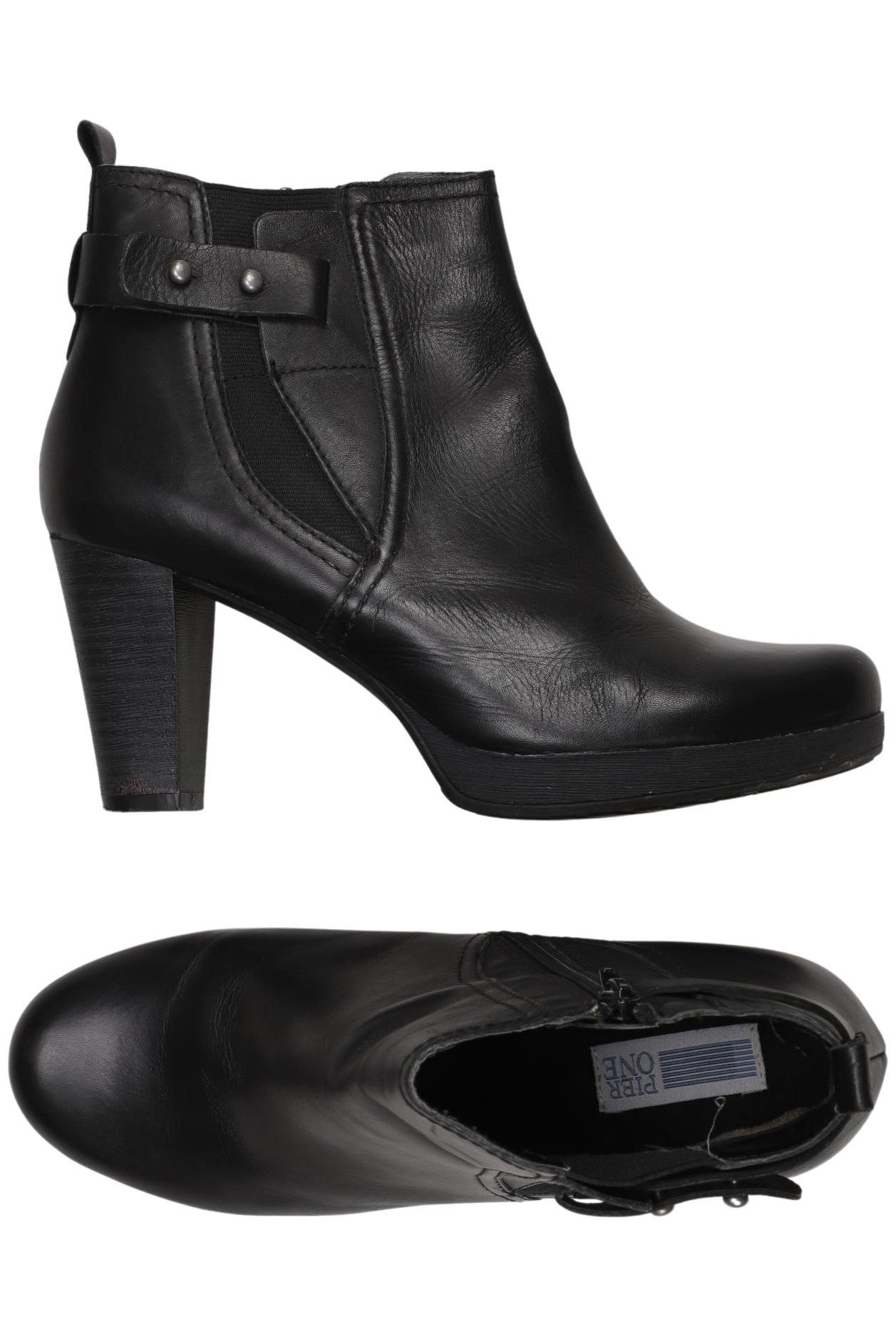 

pier one Damen Stiefelette, schwarz, Gr. 40