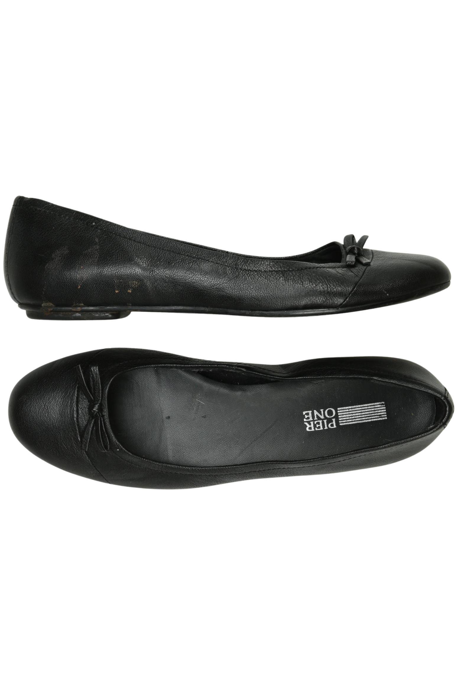 

pier one Damen Ballerinas, schwarz, Gr. 39