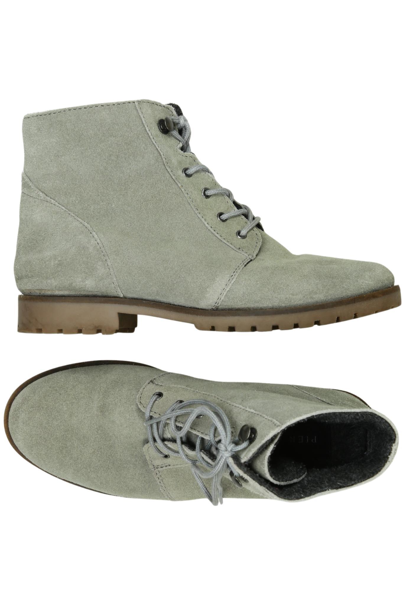 

pier one Damen Stiefelette, hellgrün, Gr. 37