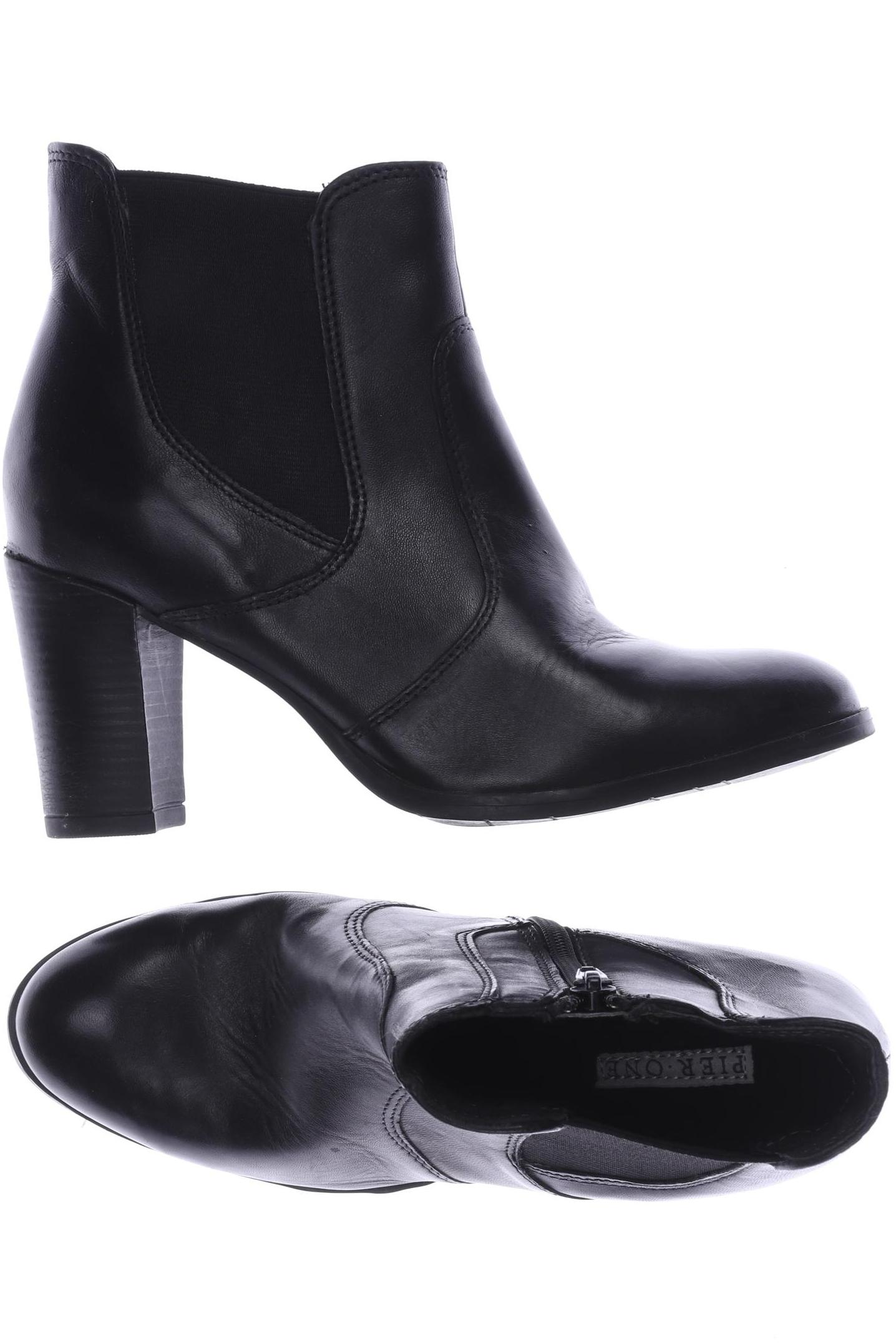 

pier one Damen Stiefelette, schwarz, Gr. 38