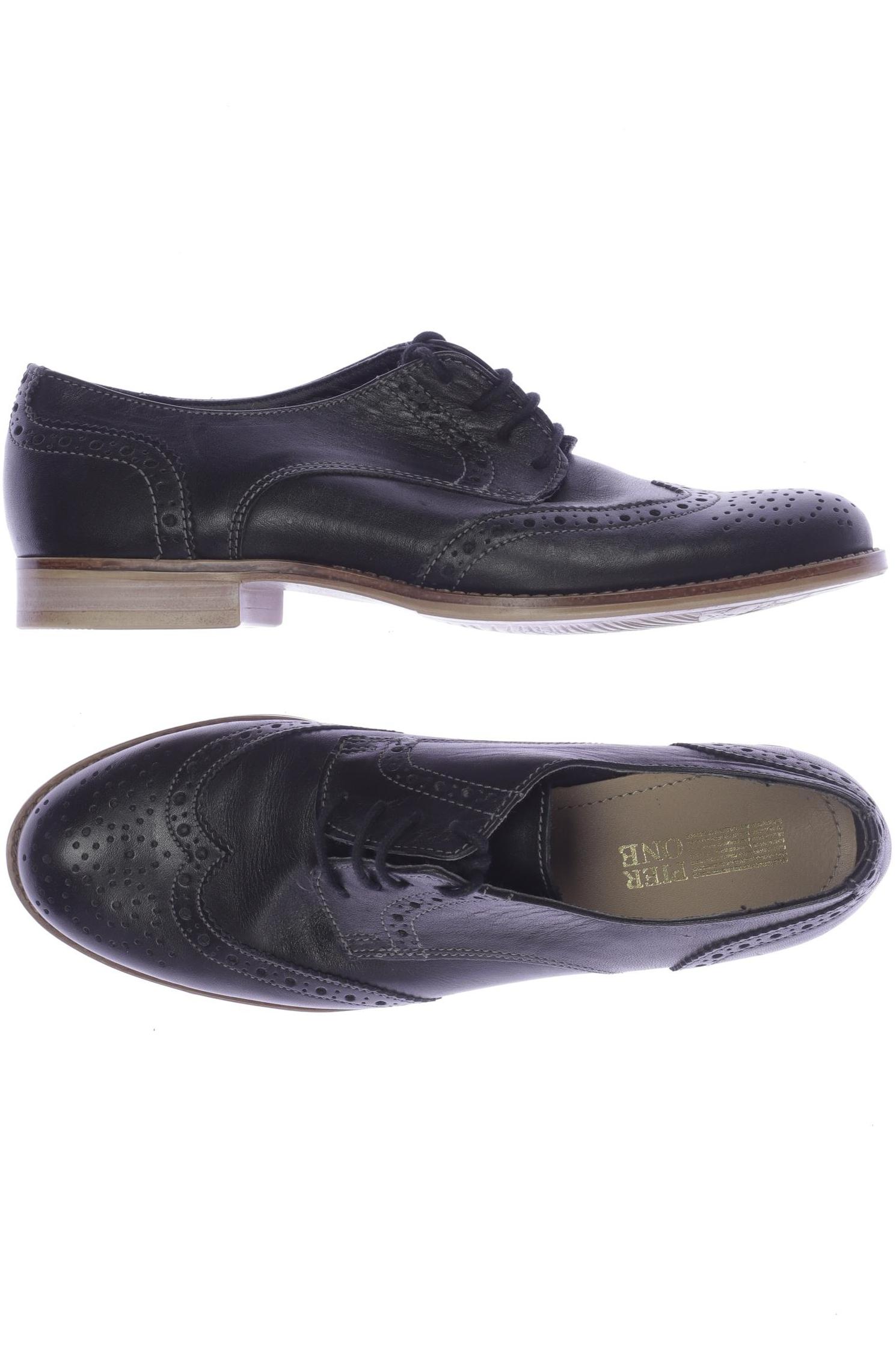 

pier one Damen Halbschuh, schwarz, Gr. 38