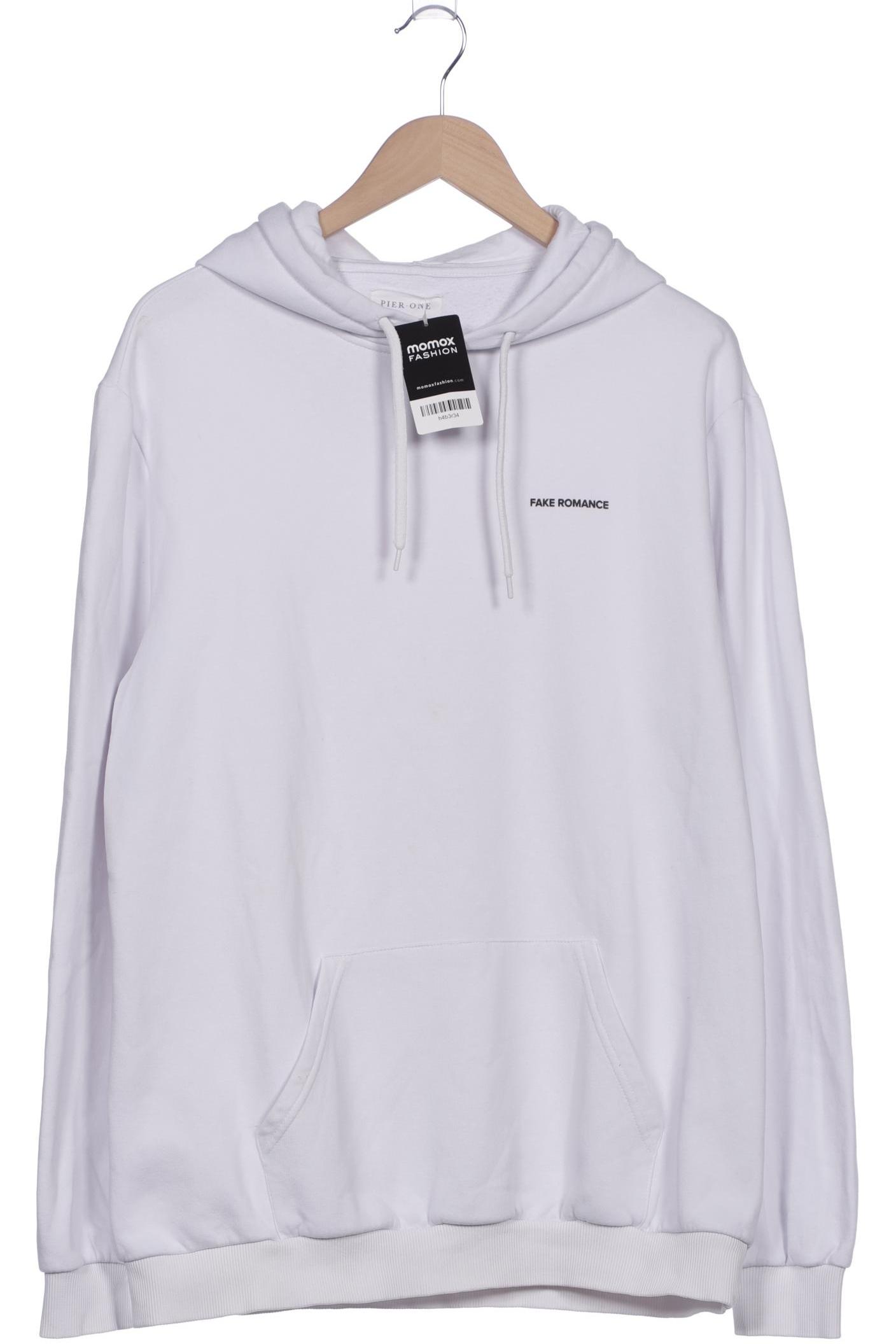 

pier one Damen Kapuzenpullover, weiß, Gr. 44