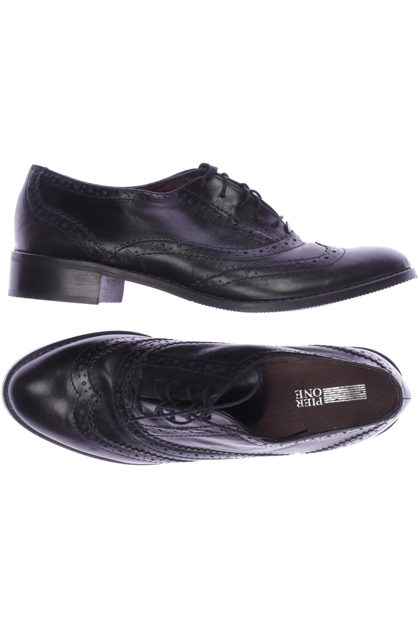 

pier one Damen Halbschuh, schwarz, Gr. 42