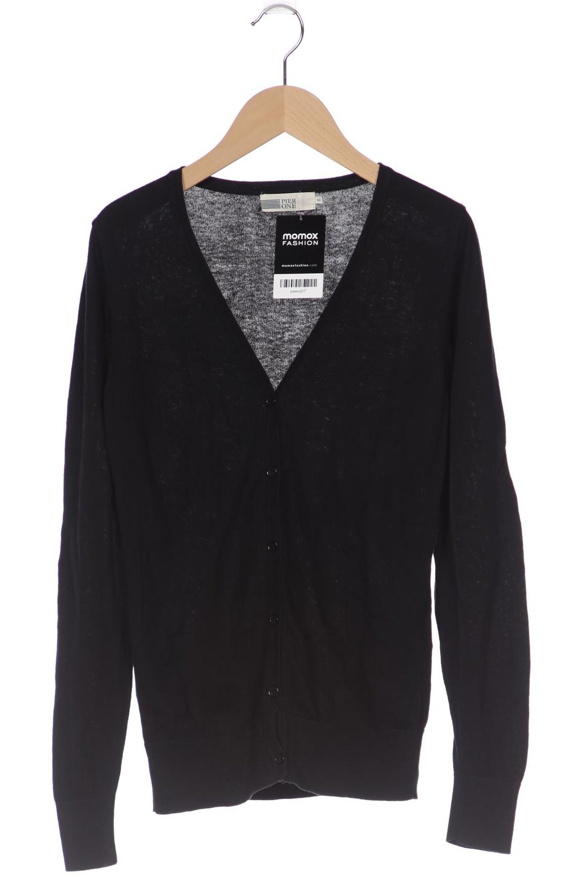 

pier one Damen Strickjacke, schwarz, Gr. 34