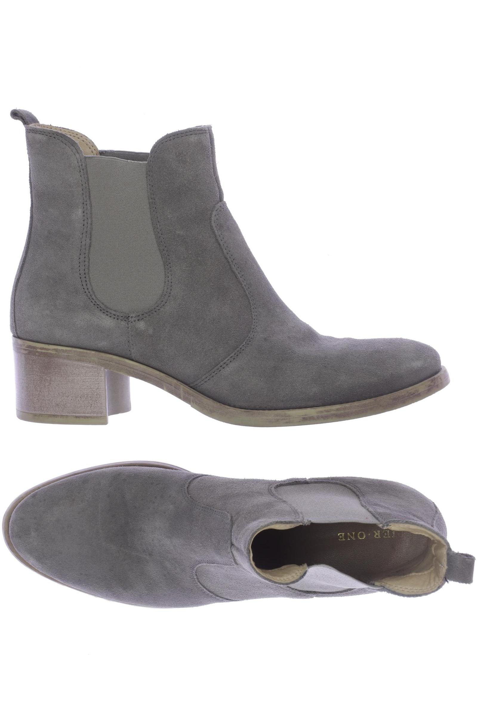

pier one Damen Stiefelette, grau, Gr. 39