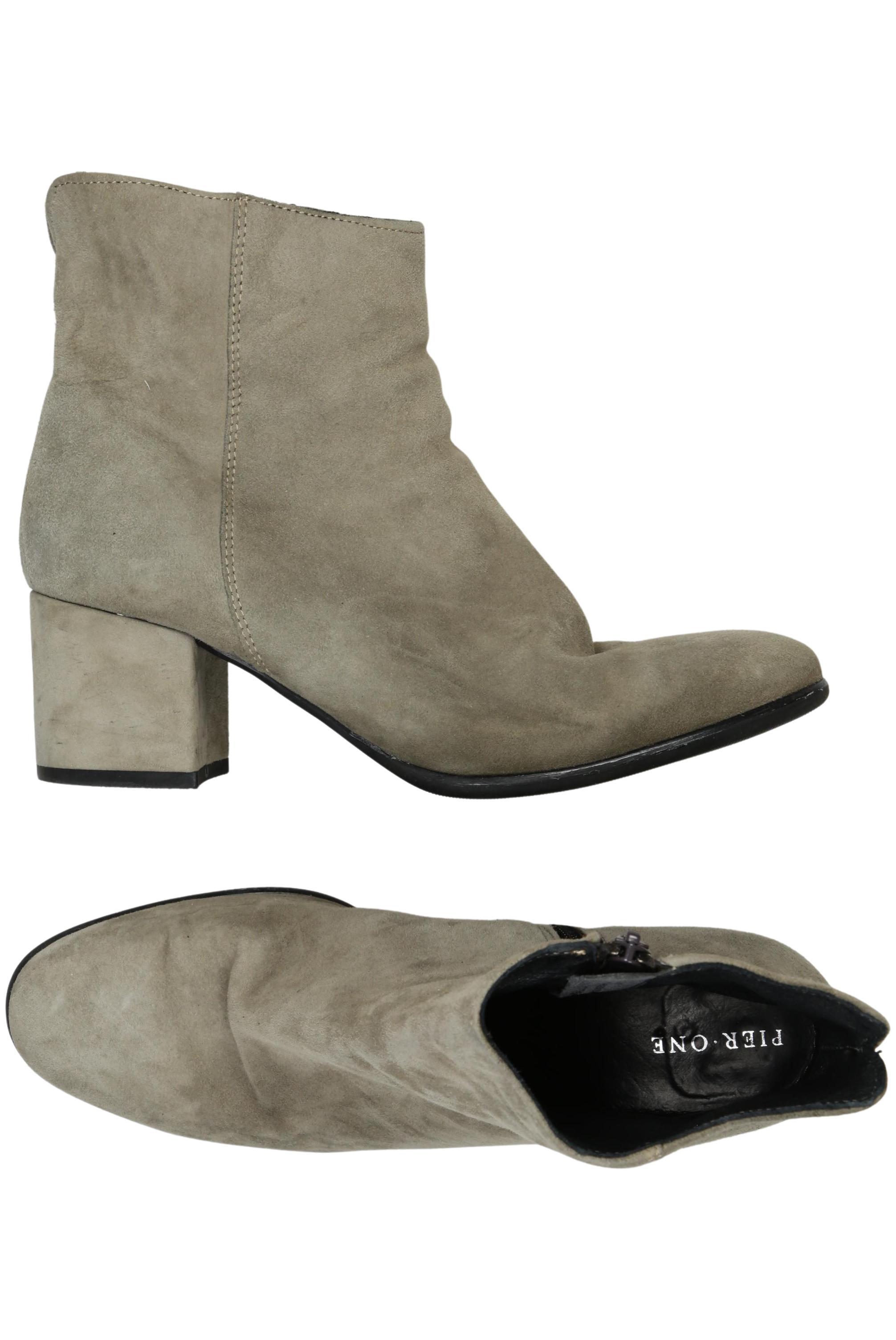 

pier one Damen Stiefelette, grau, Gr. 39